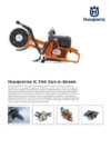Husqvarna construction k760 cut-n-break 9671957-01 Инструкция по эксплуатации