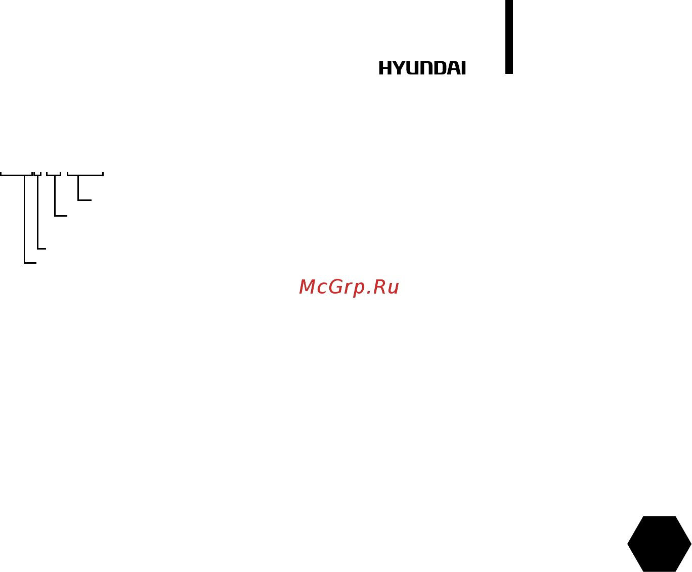 Hyundai H-HG5-20-UI592 [3/24] Расшифровка артикула