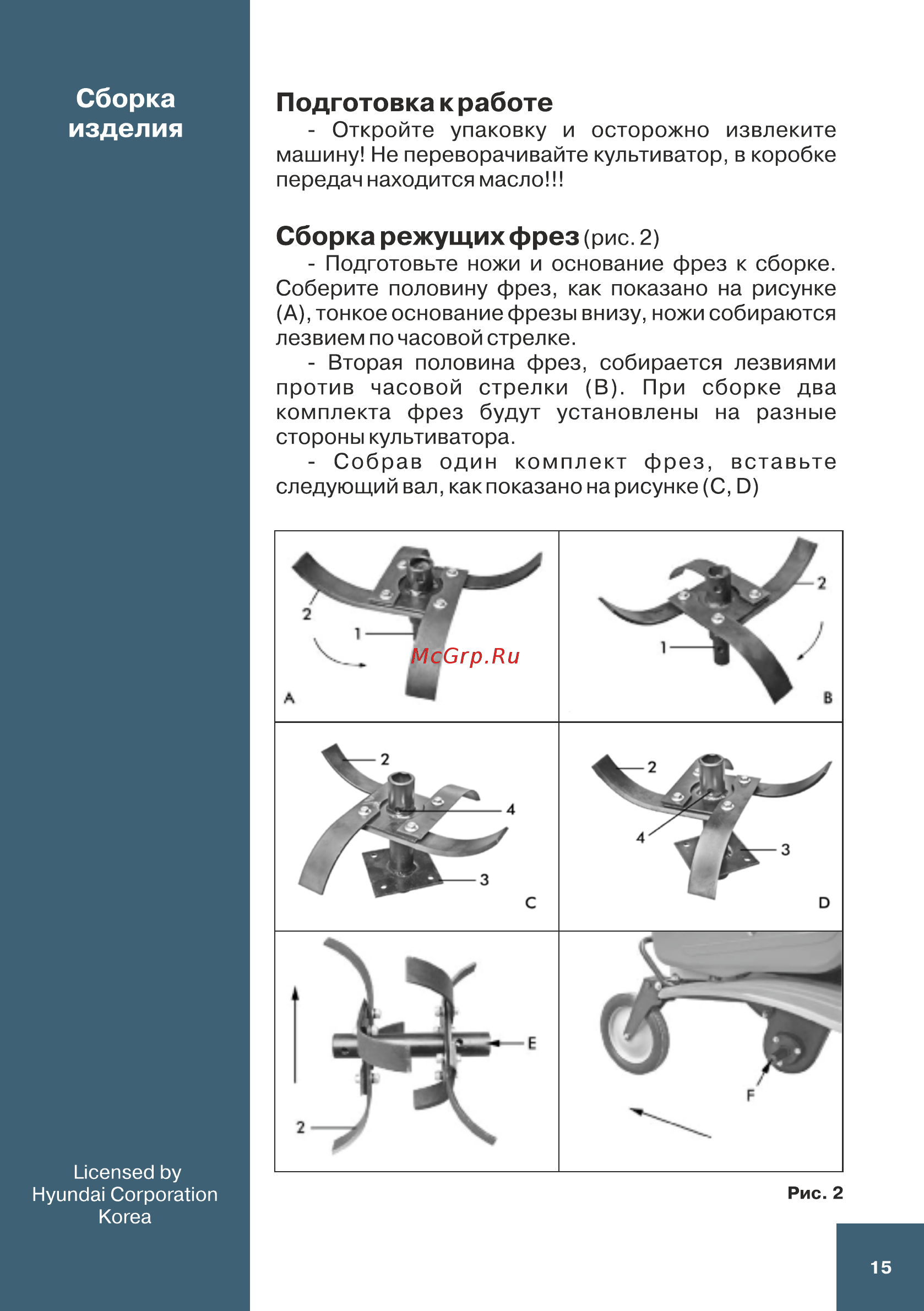 Hyundai T 1200 [15/36] Подготовка к работе