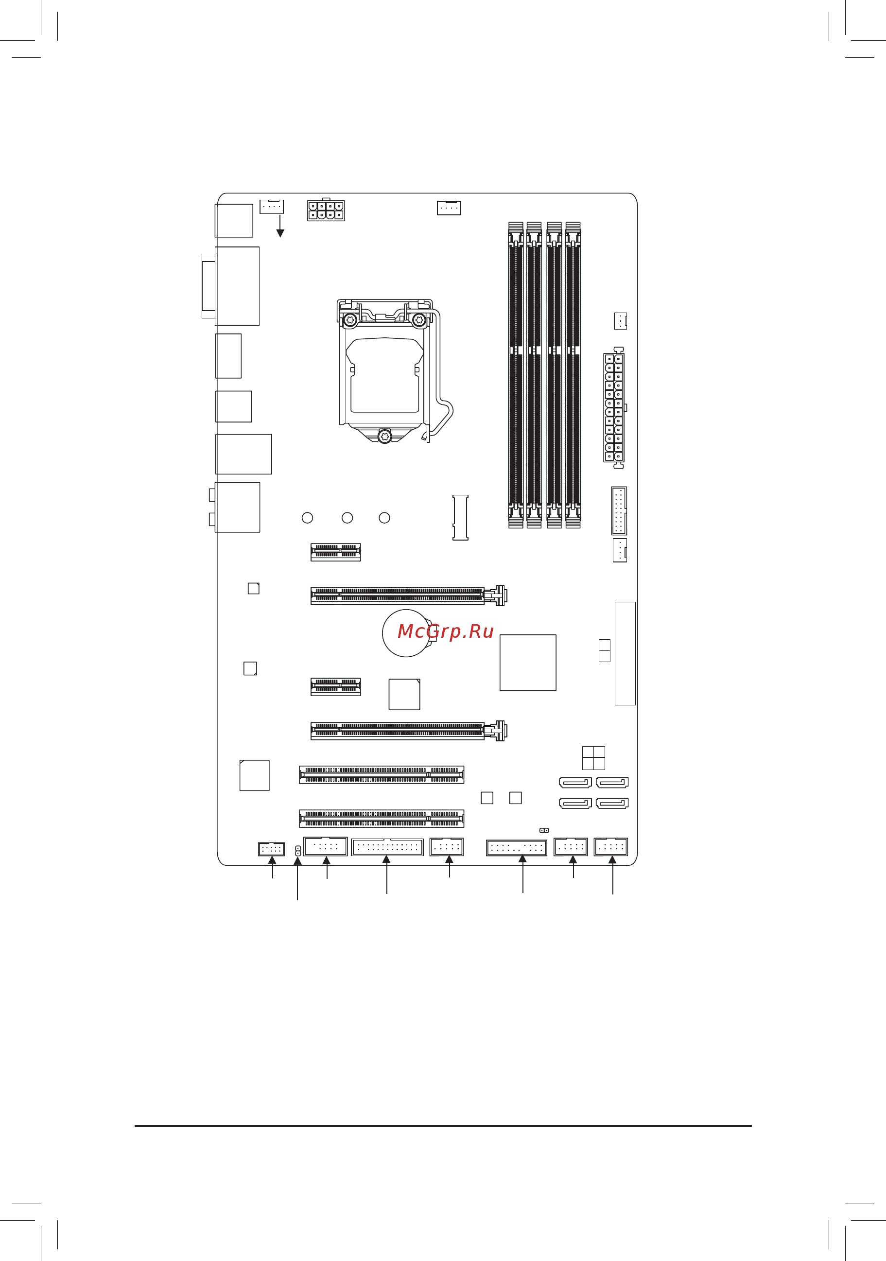 Gigabyte GA-Z97-HD3P [4/40] Ga z97 hd3p ga h97 hd3p motherboard layout