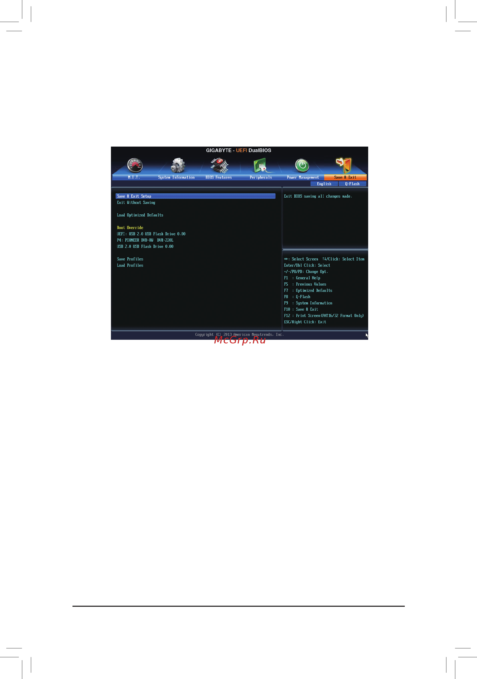 Gigabyte GA-Z97M-D3H [32/40] Bootoverride