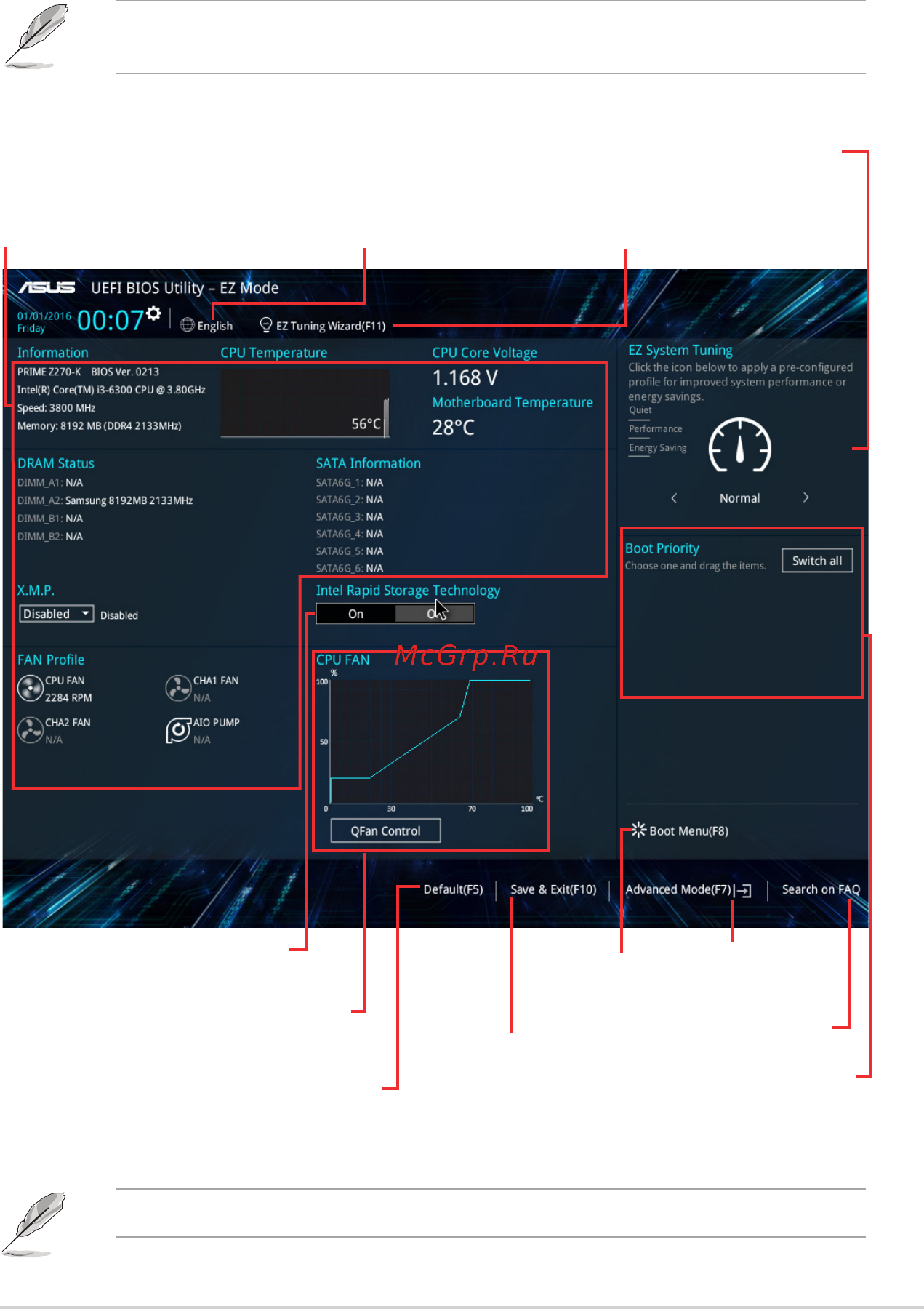 Asus PRIME Z270-K [31/76] Ez mode