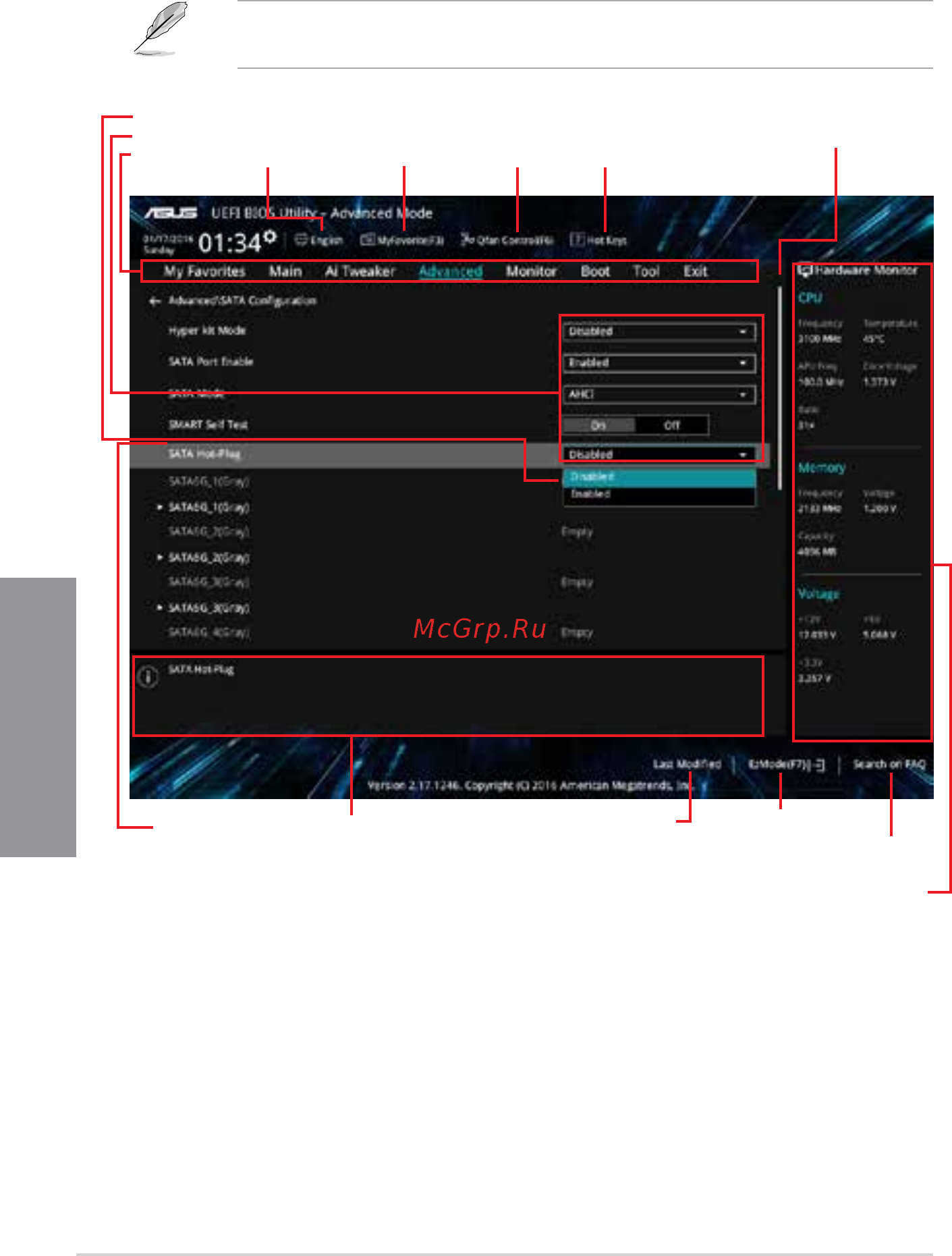 Asus PRIME X370-PRO [52/99] Advanced mode