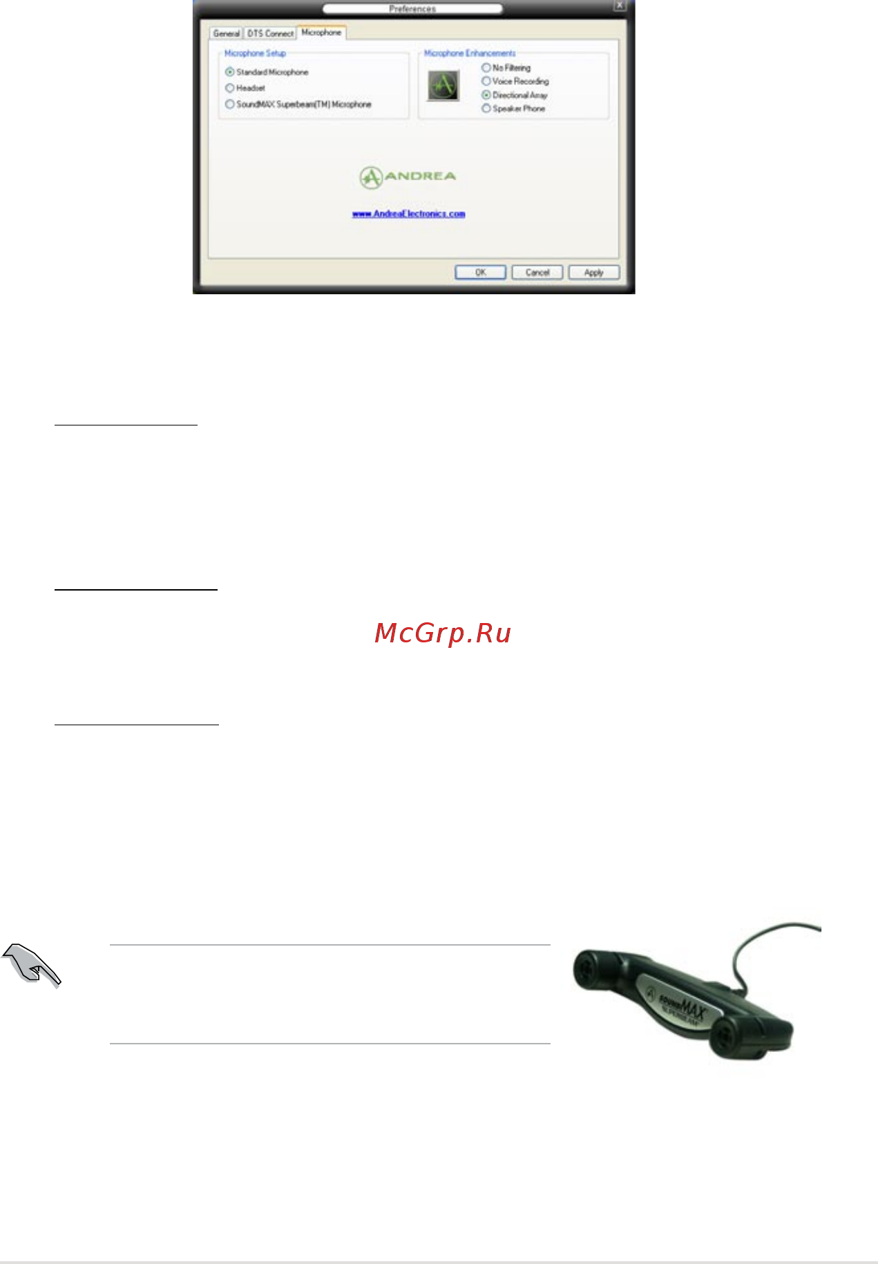 Asus Striker Extreme [133/168] Enhanced microphone features