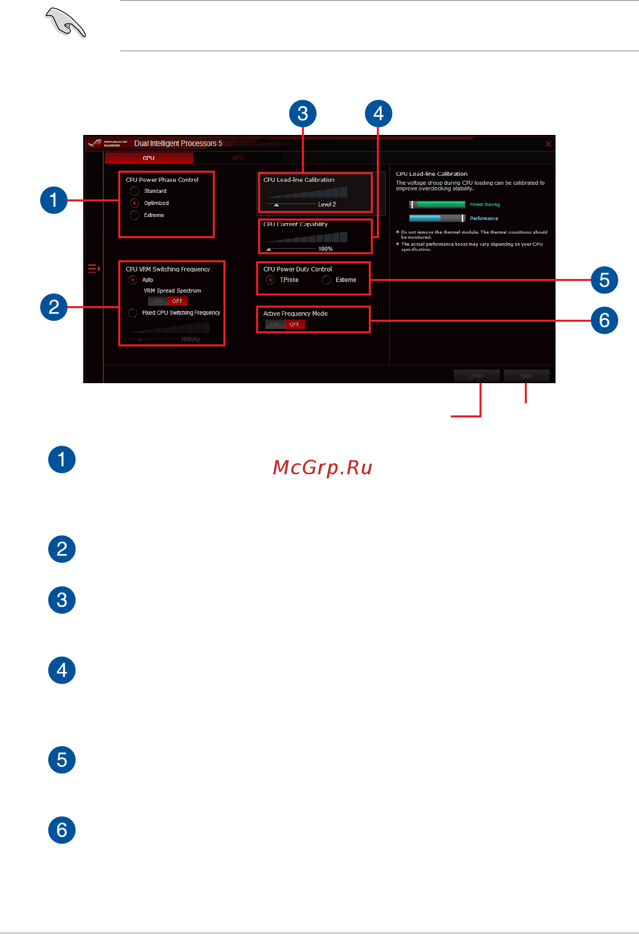 Asus ROG MAXIMUS IX CODE [14/52] Adjusting the cpu power