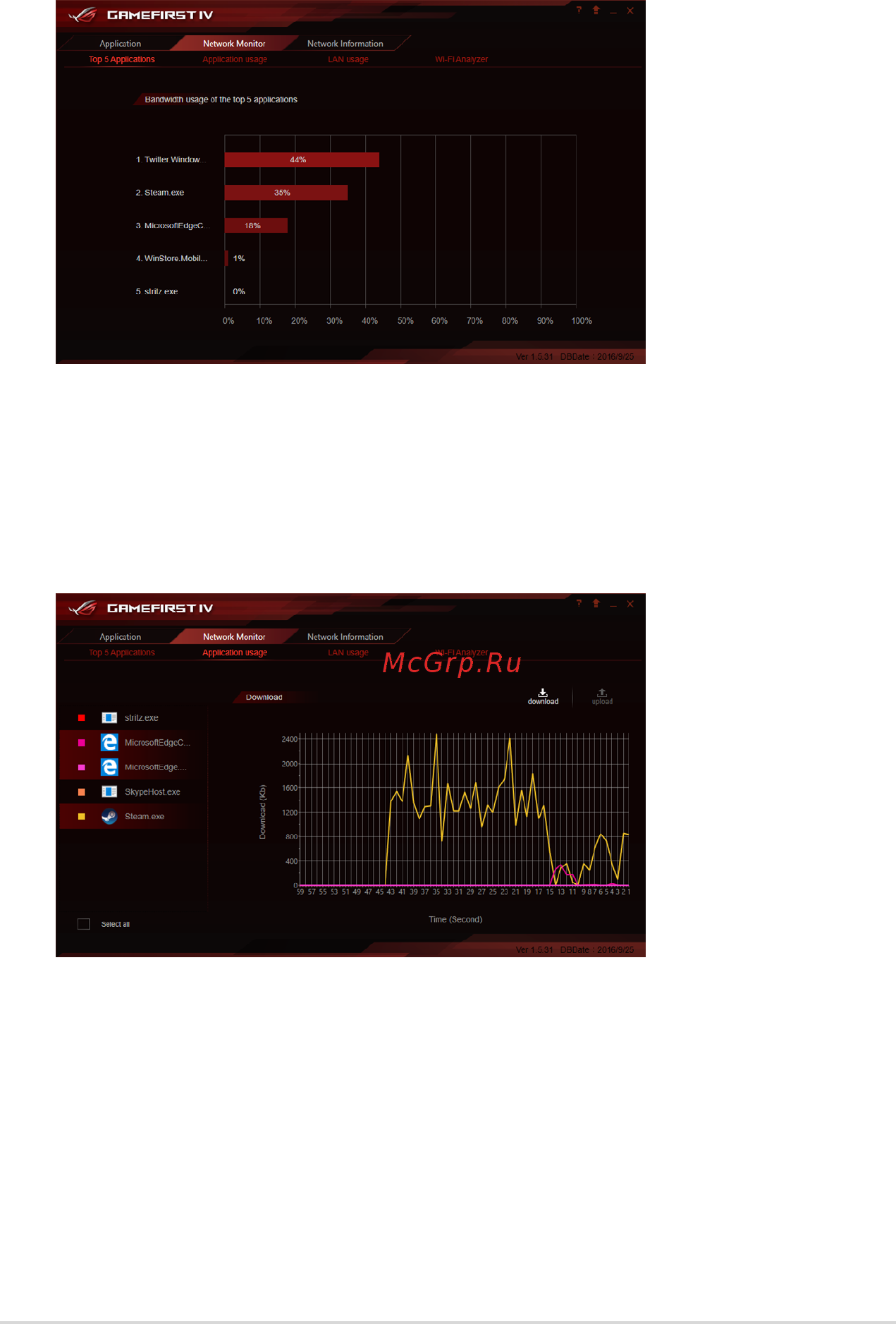 Asus ROG MAXIMUS IX CODE [31/52] Network monitor
