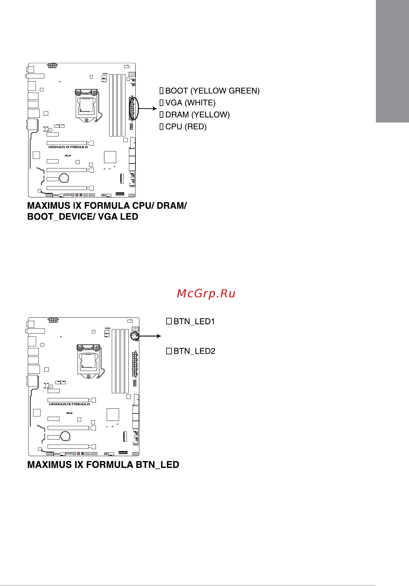 Asus ROG MAXIMUS IX FORMULA [29/114] Onboard leds