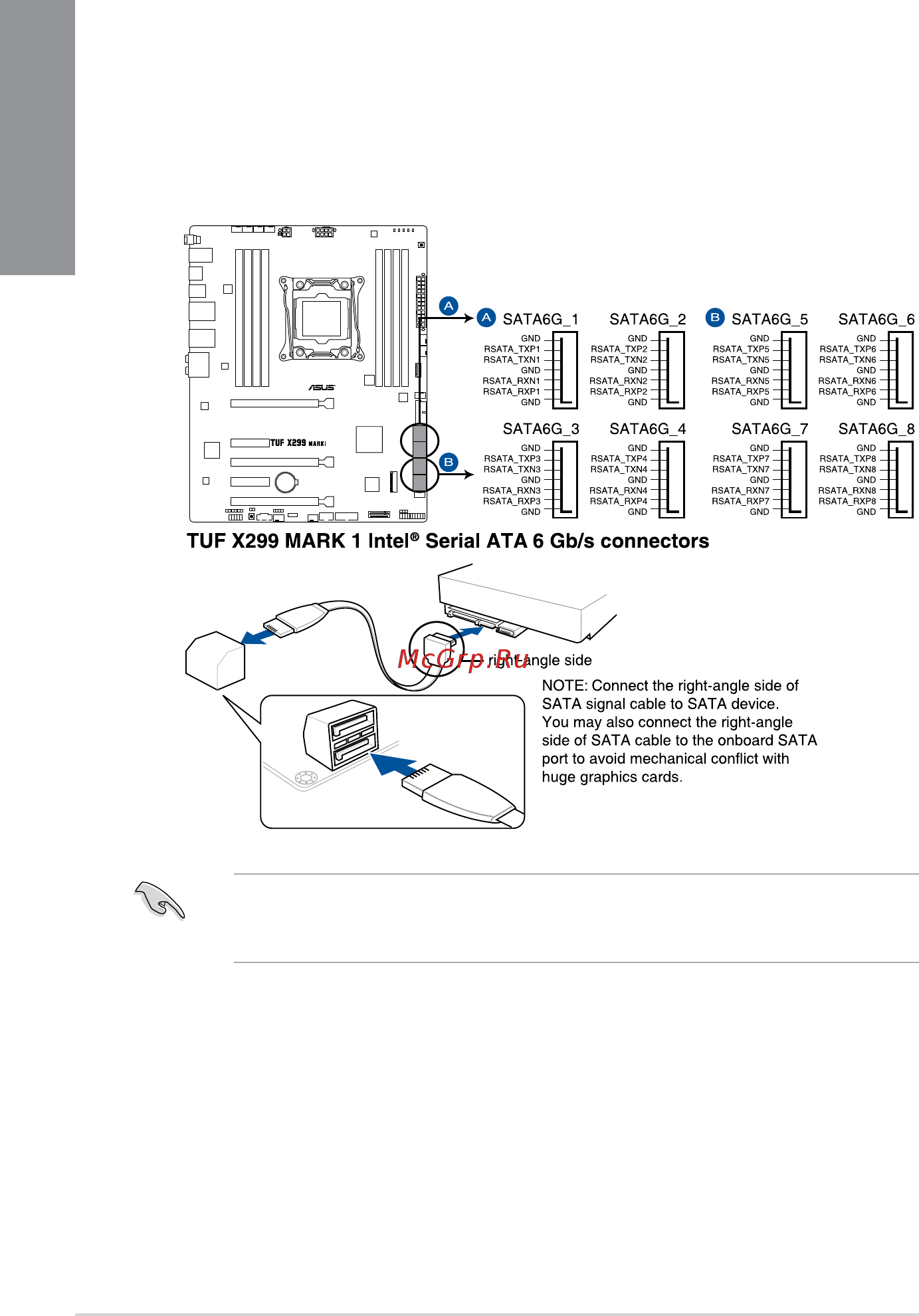 Asus TUF X299 MARK 1 [30/112] Internal connectors