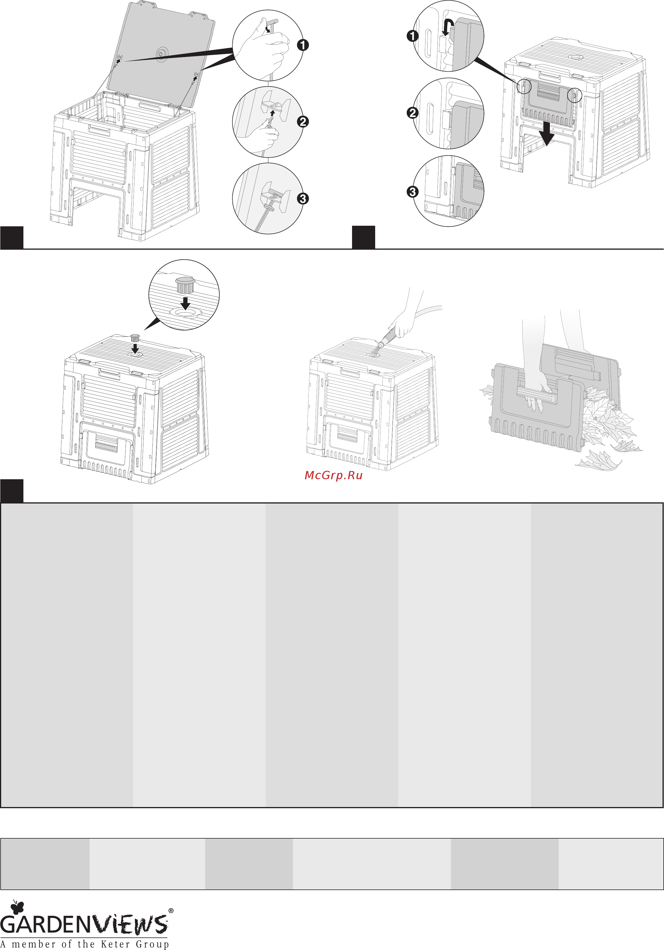 Keter e-composter 17186362 [2/2] Gb nl e d f