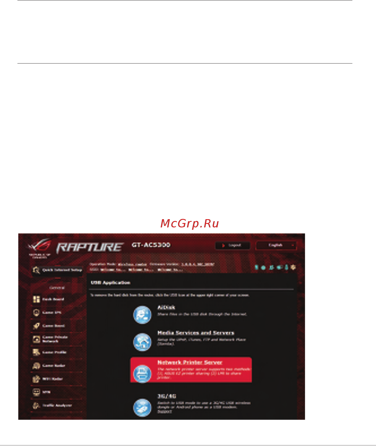 Asus ROG Rapture GT-AC5300 [111/152] Setting up your printer server