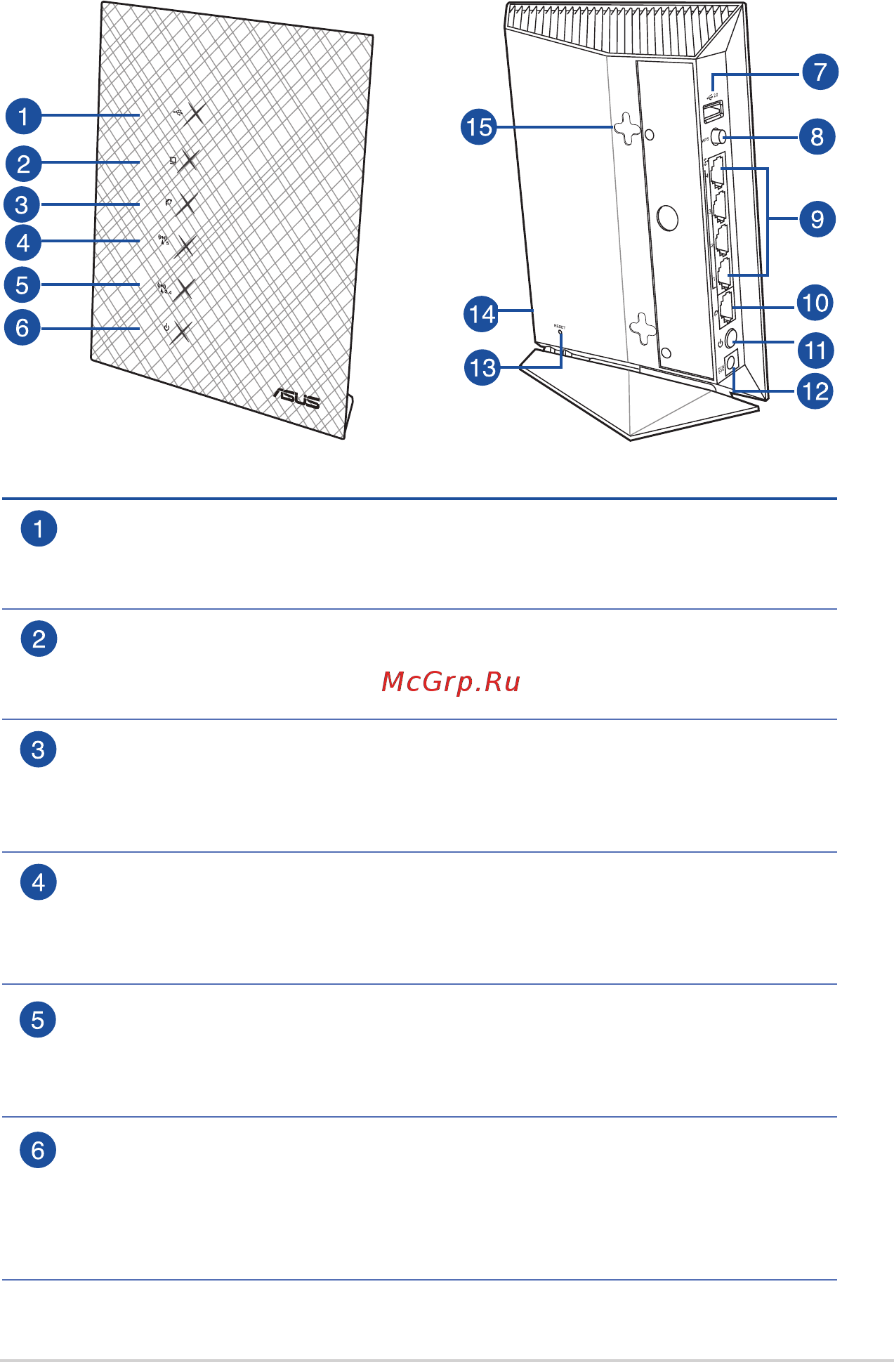 Asus RT-AC1200HP [7/129] Your wireless router
