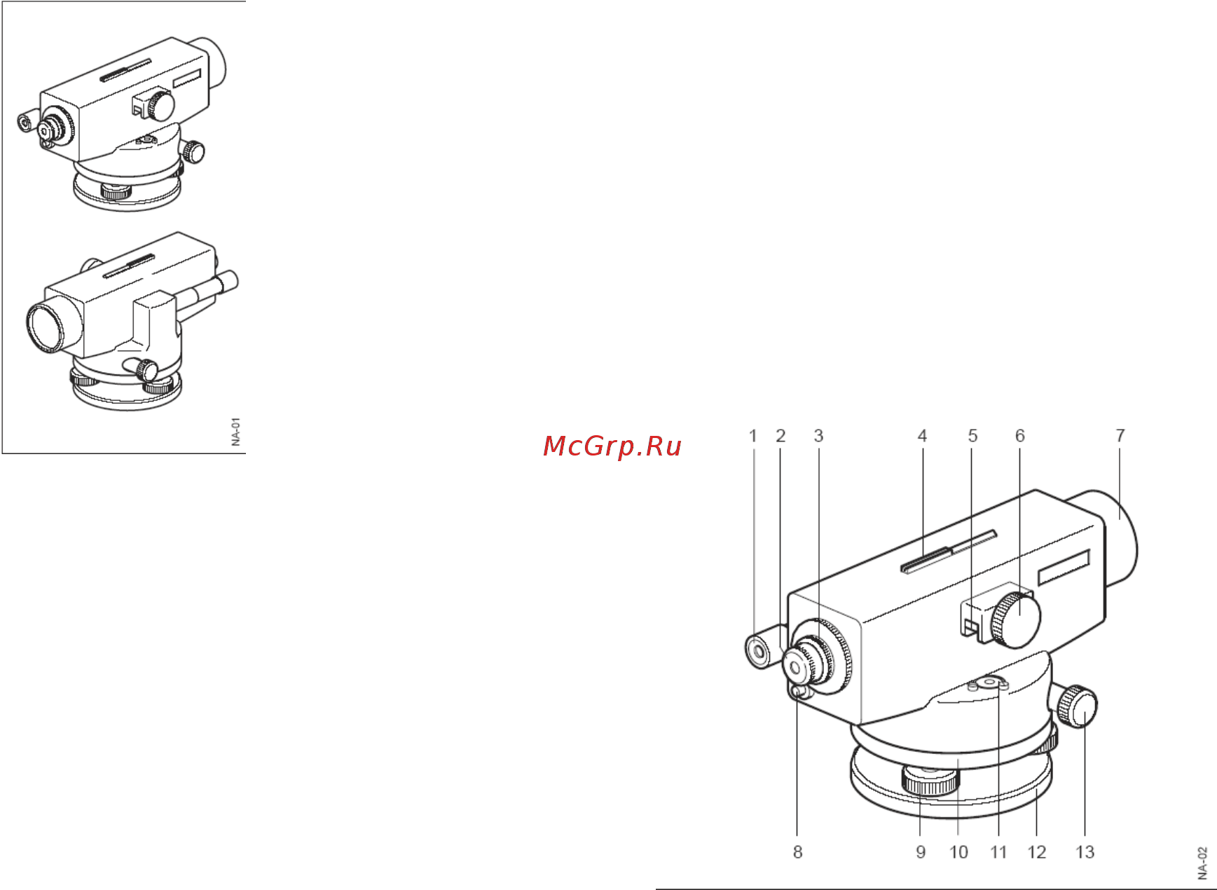 Leica na 2 352036 с поверкой Инструкция по эксплуатации онлайн