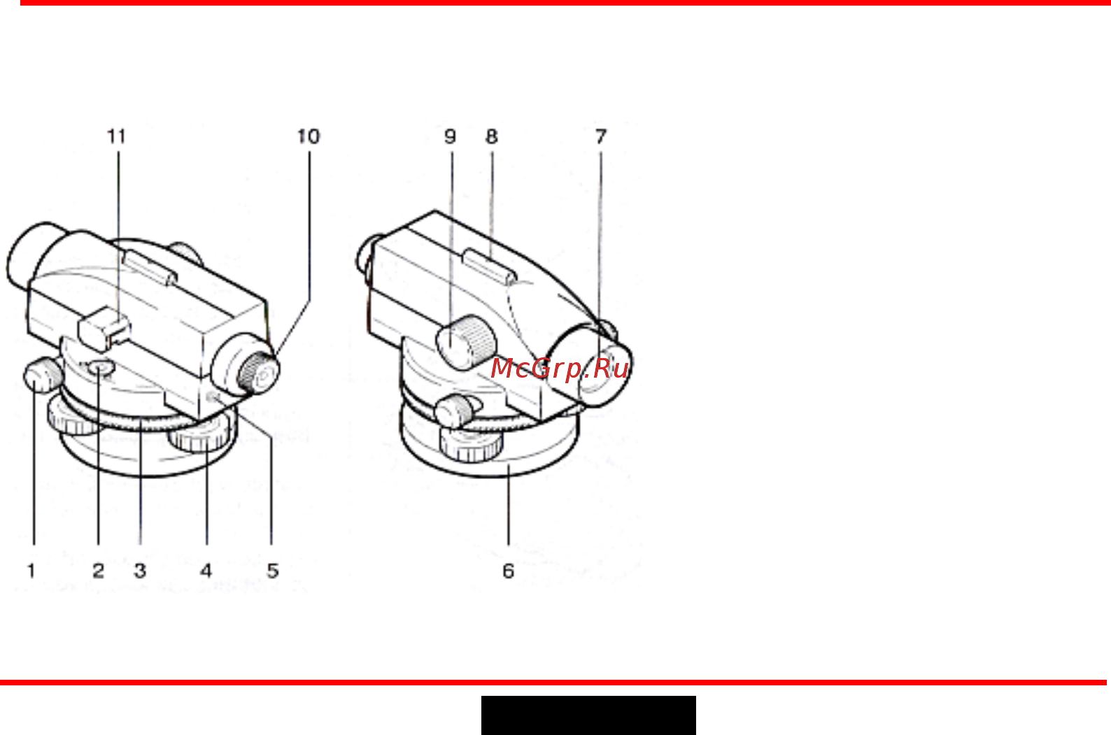 Leica na730 641985 с поверкой [7/36] Важные части