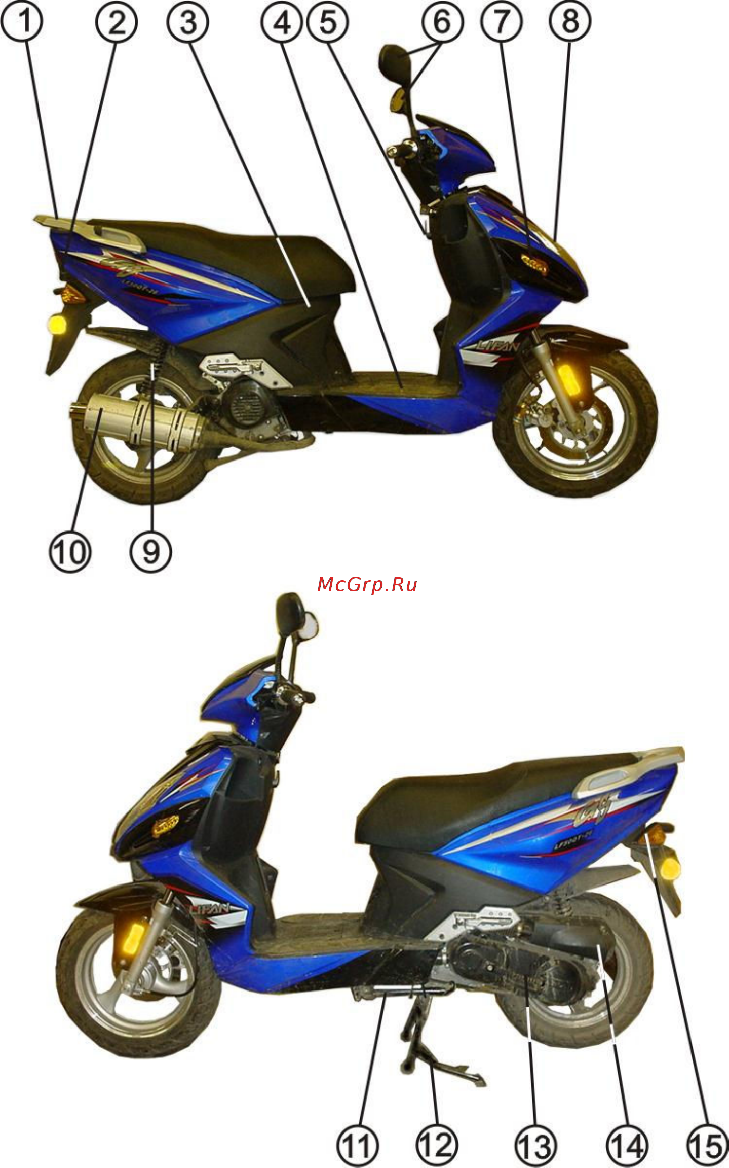 Lifan lf50qt-26 [6/26] Конструкция