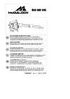 McCulloch mac gbv 345 9527157-39 Инструкция по эксплуатации