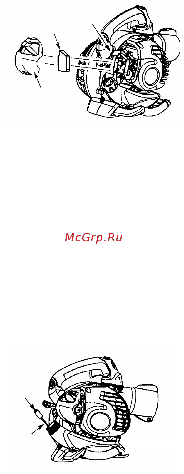 McCulloch mac gbv 345 9527157-39 [12/15] Замена свечи зажигания
