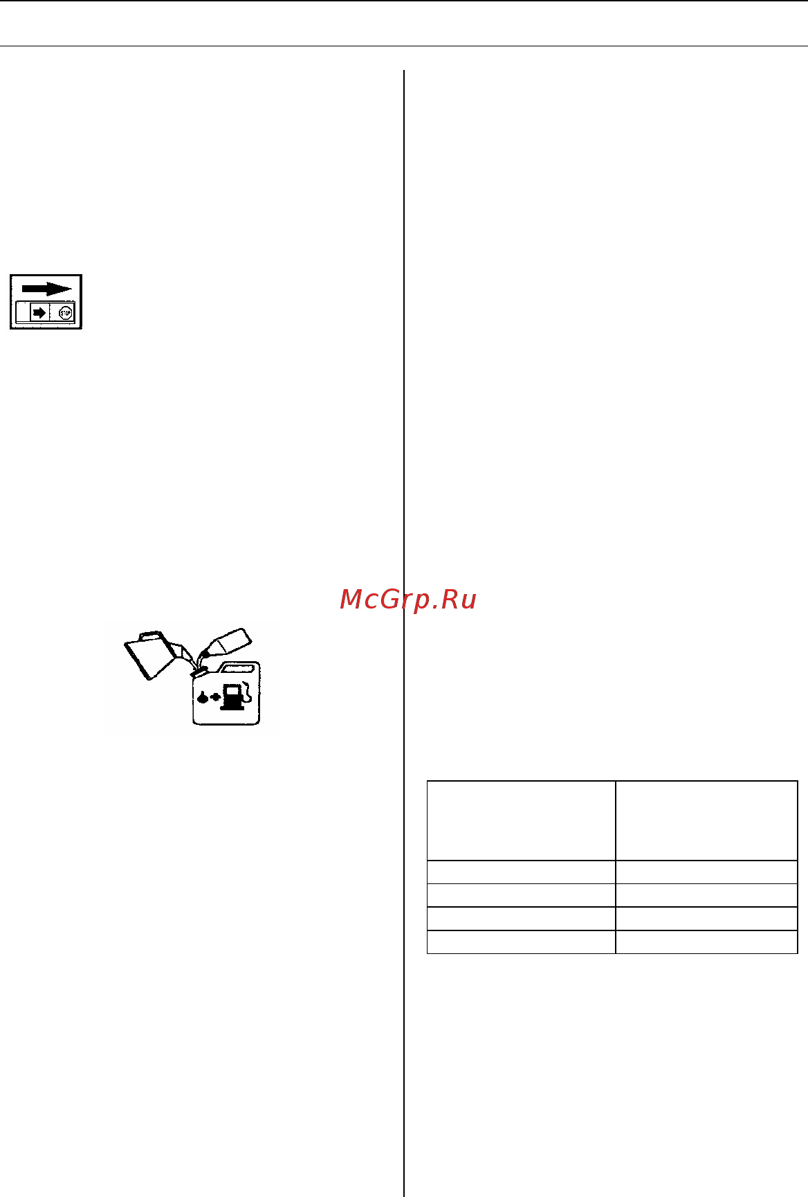 McCulloch b 28 b 9667786-01 [16/32] Правила обращения с топливом