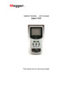 Megger tdr500/3 1002-227 Инструкция по эксплуатации