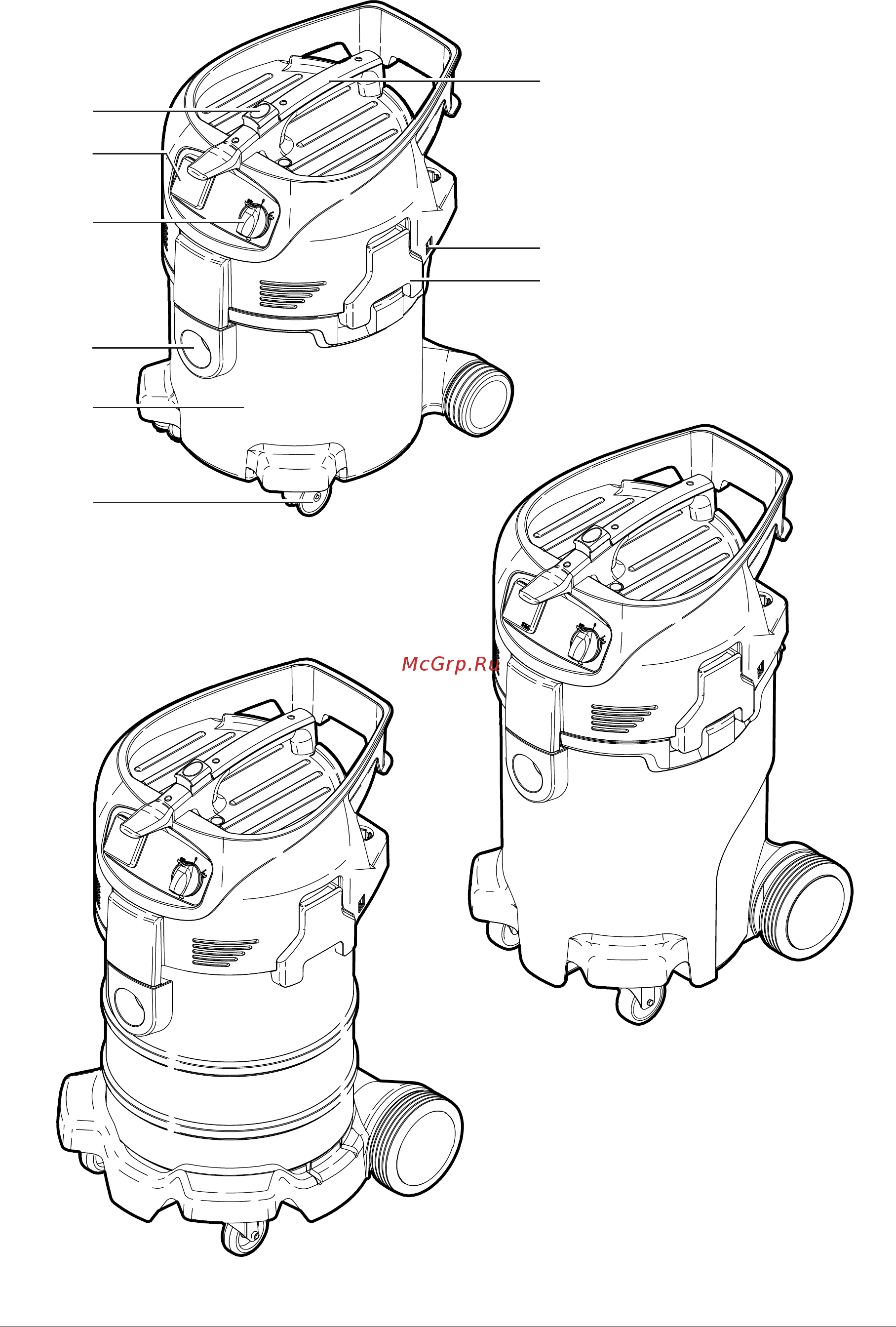 Nilfisk attix 30-01 pc 107413591 Инструкция по эксплуатации онлайн [2/28] 196156