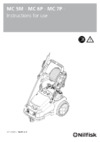 Nilfisk mc 5m-200/1000 400/3/50 107146727 Инструкция по эксплуатации