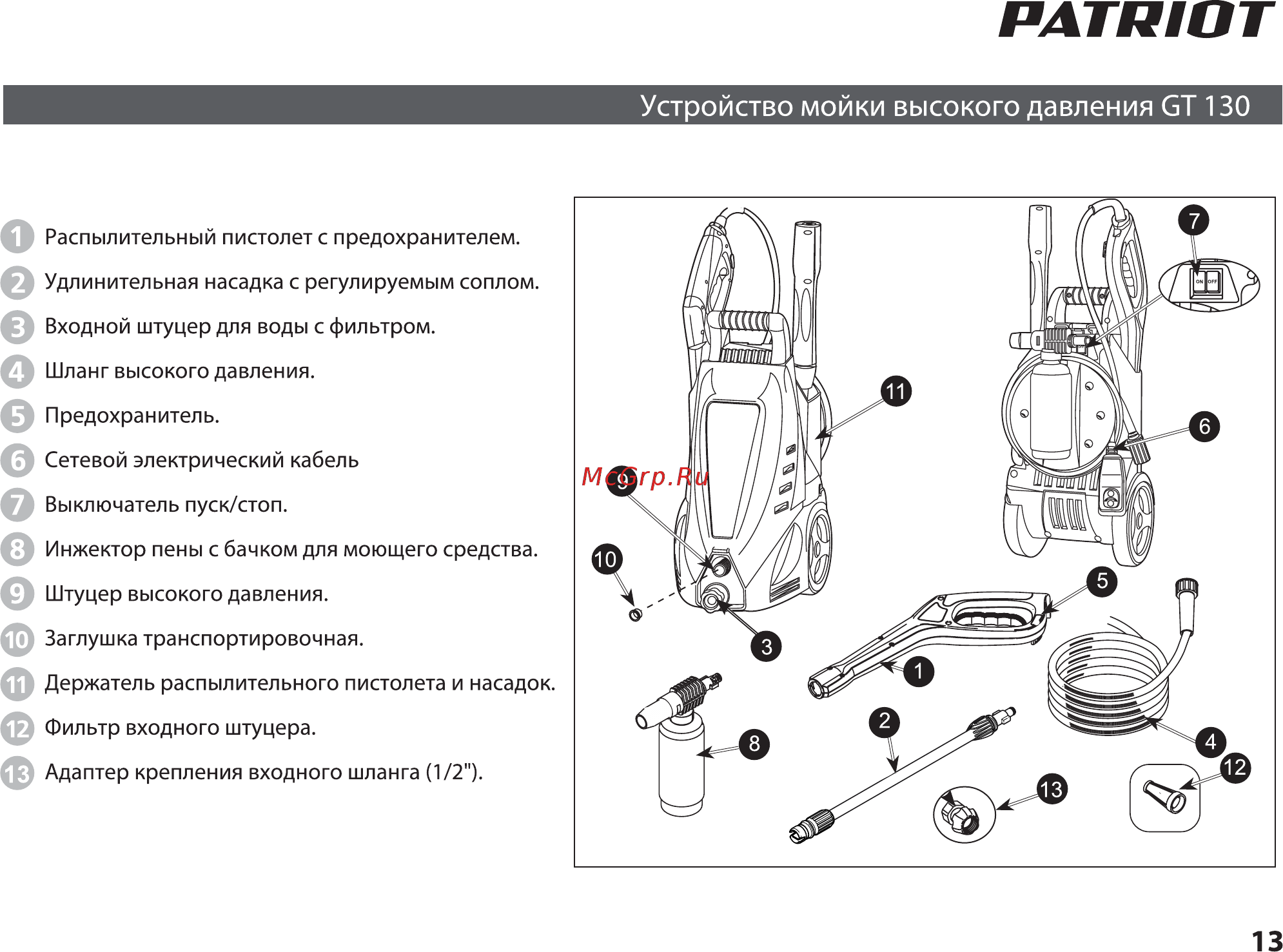 Patriot gt160 pro 322305722 [13/40] Страница 13