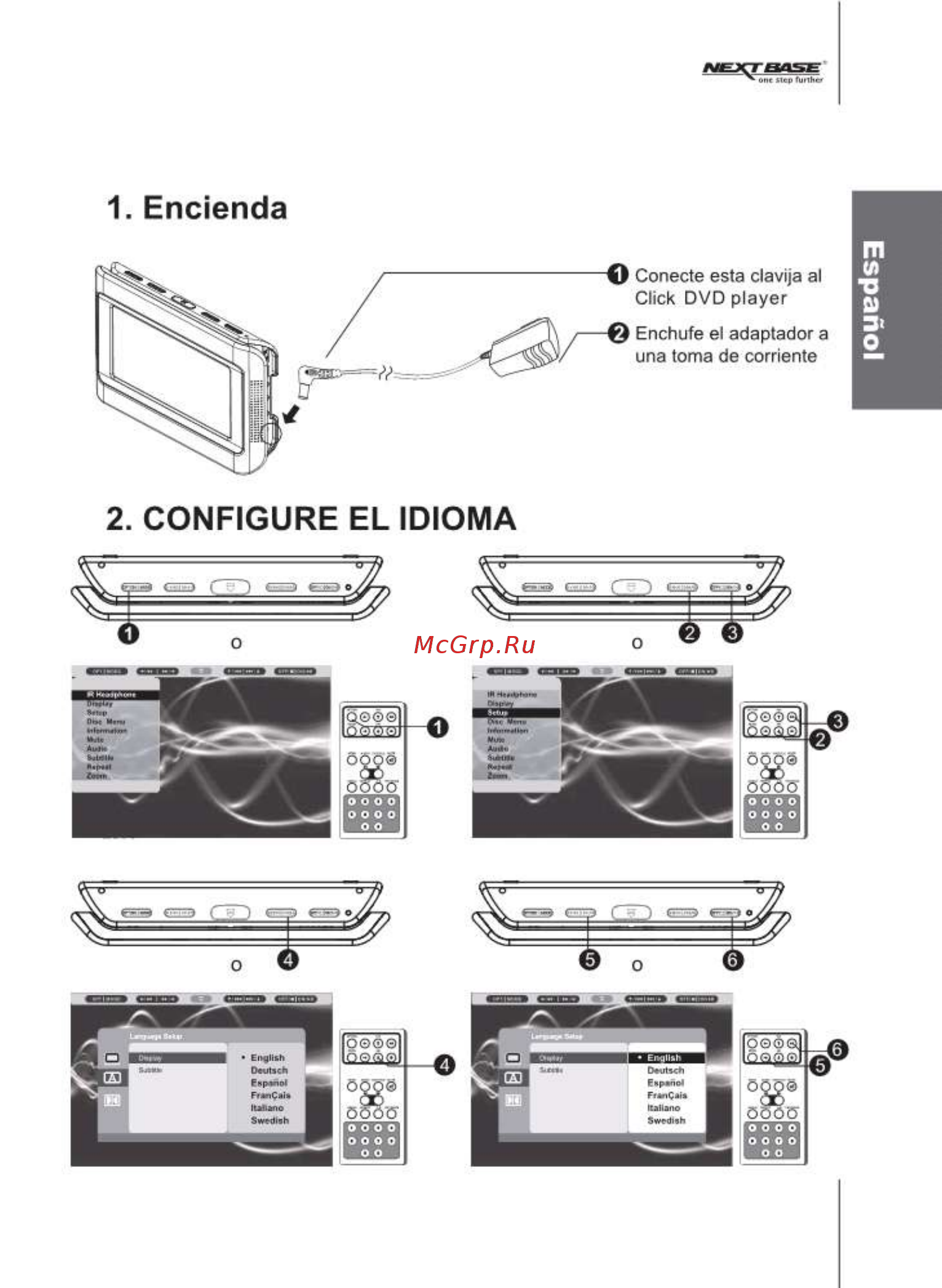 Next-Base CLICK 9 LITE UNO [13/26] Encienda