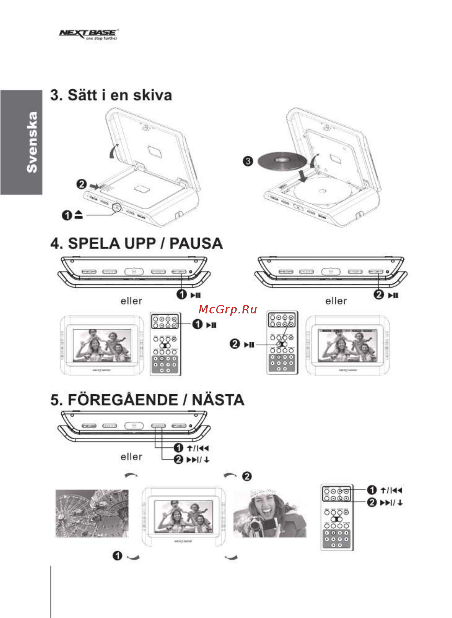 Next-Base CLICK 9 LITE UNO [18/26] Sätt i en skiva