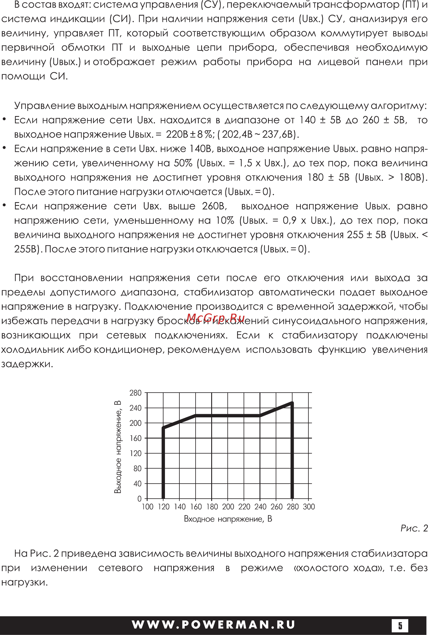 Powerman avs 5000 m 1192179 [5/28] Страница 5