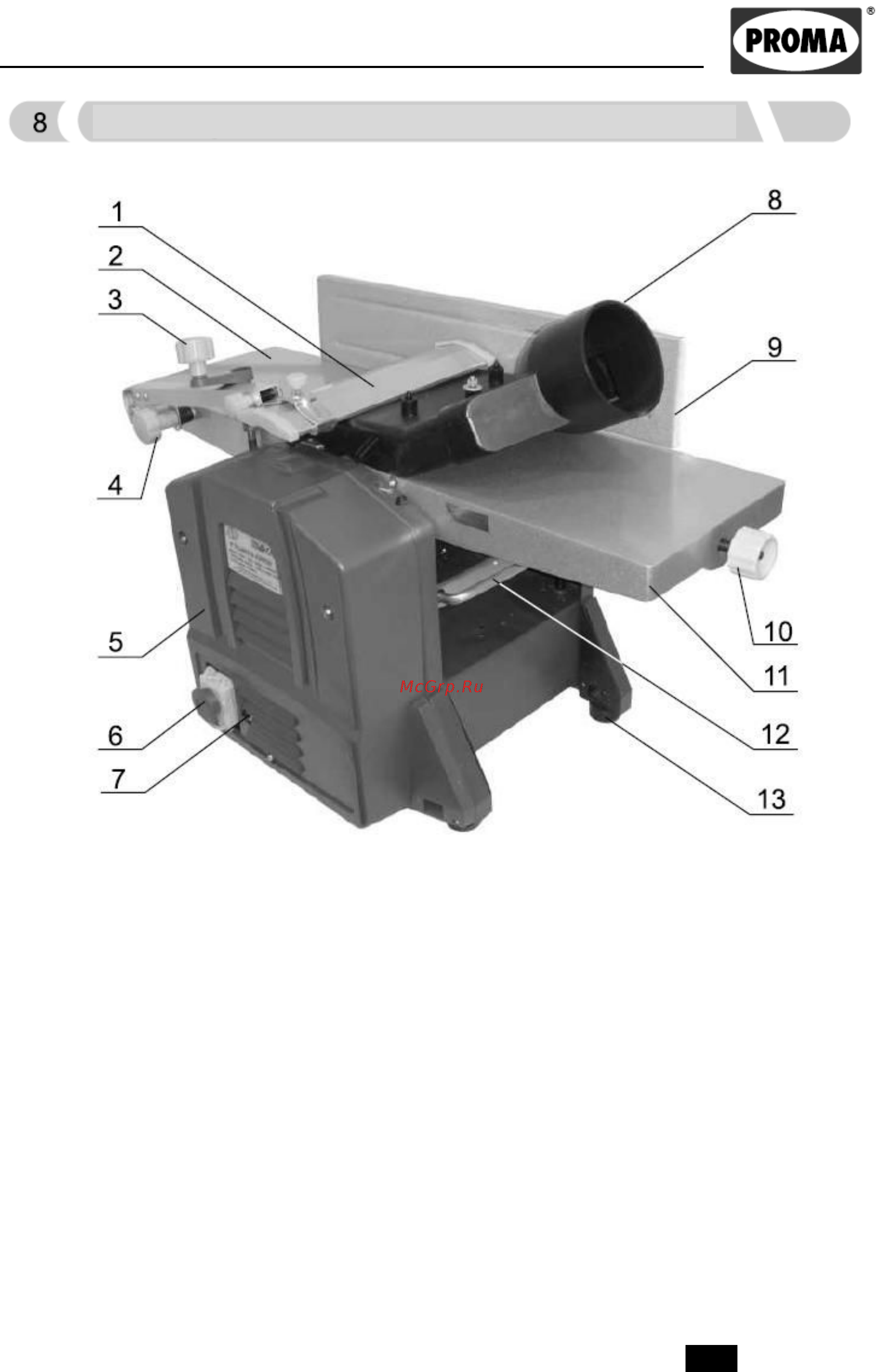 Proma hp-200 25026000 Инструкция по эксплуатации онлайн [7/25] 197230