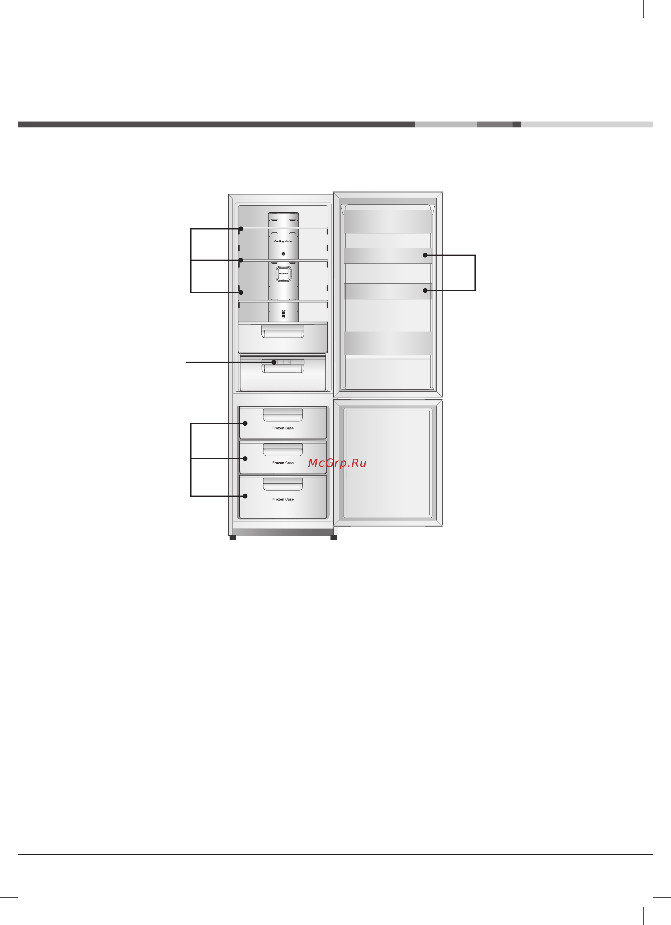 Daewoo Electronics RNV3610GCHS [11/17] Внутренние элементы тип 2