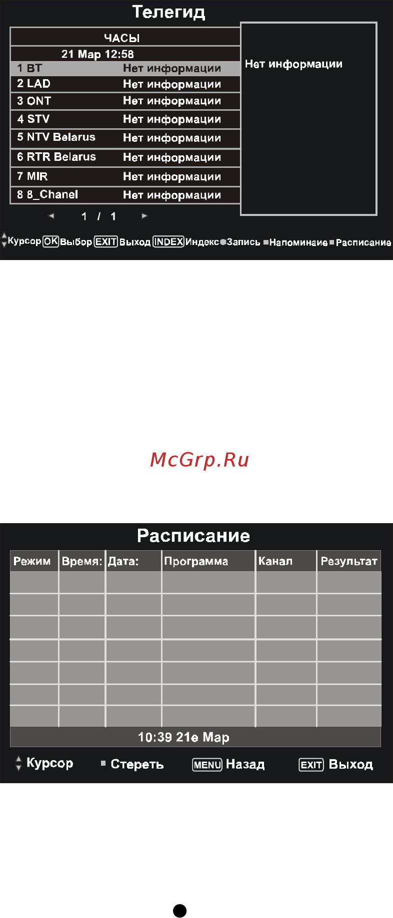 Витязь 32 LCD 831-6DC [10/19] Телегид