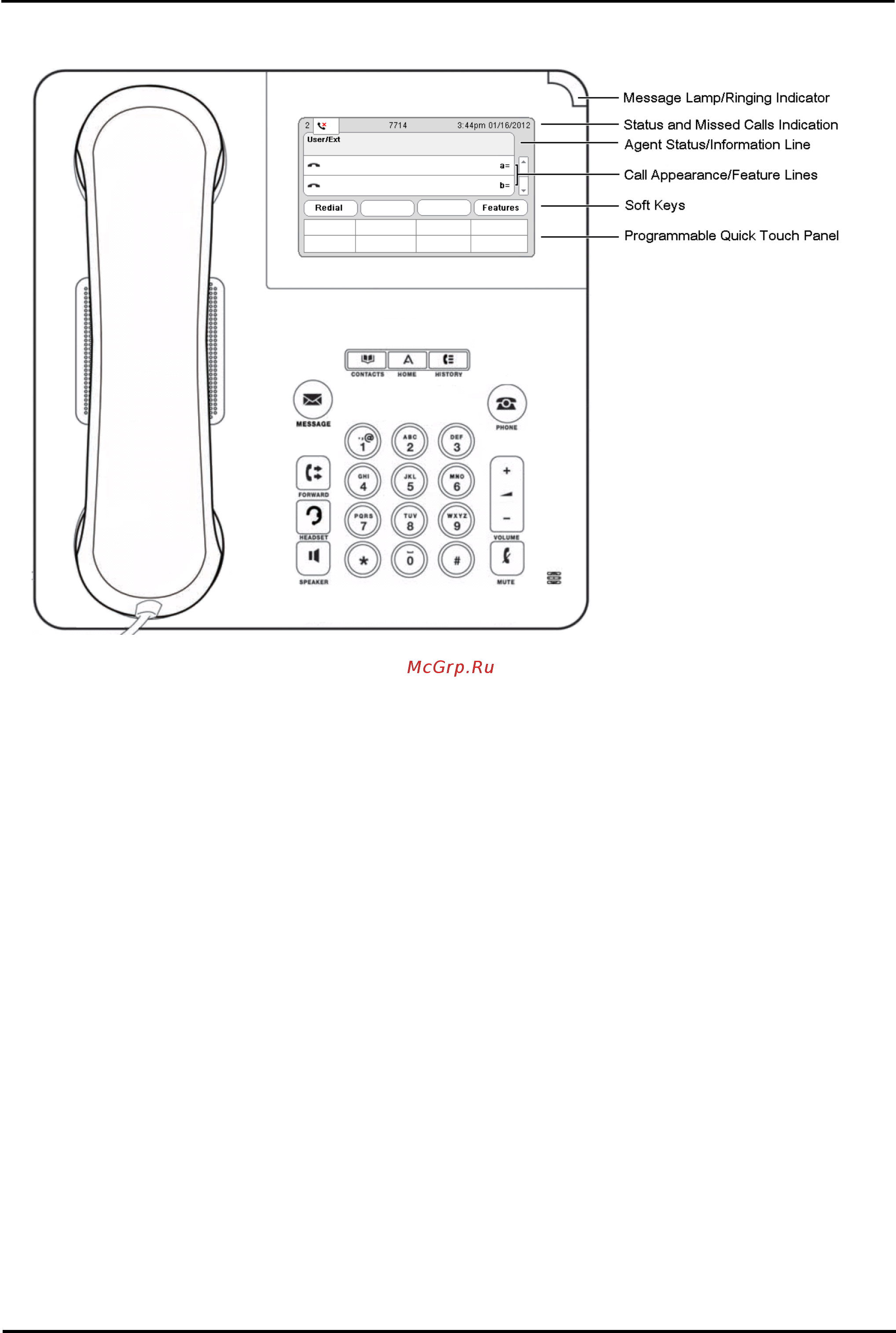 Avaya 9641 [18/168] Телефон 9641