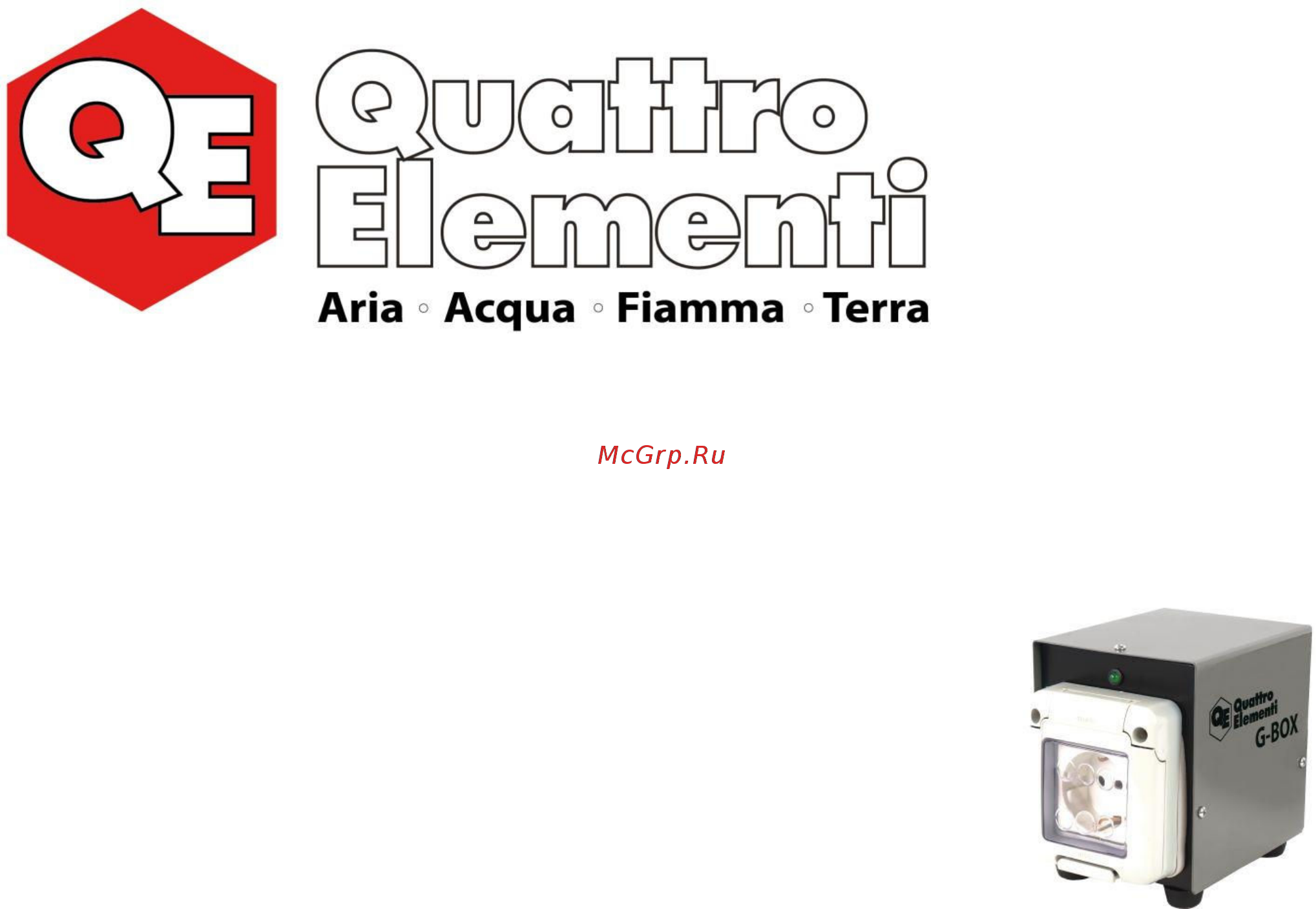 Quattro Elementi 012341-2001 g-box для всех инверторов 220в Инструкция по эксплуатации онлайн