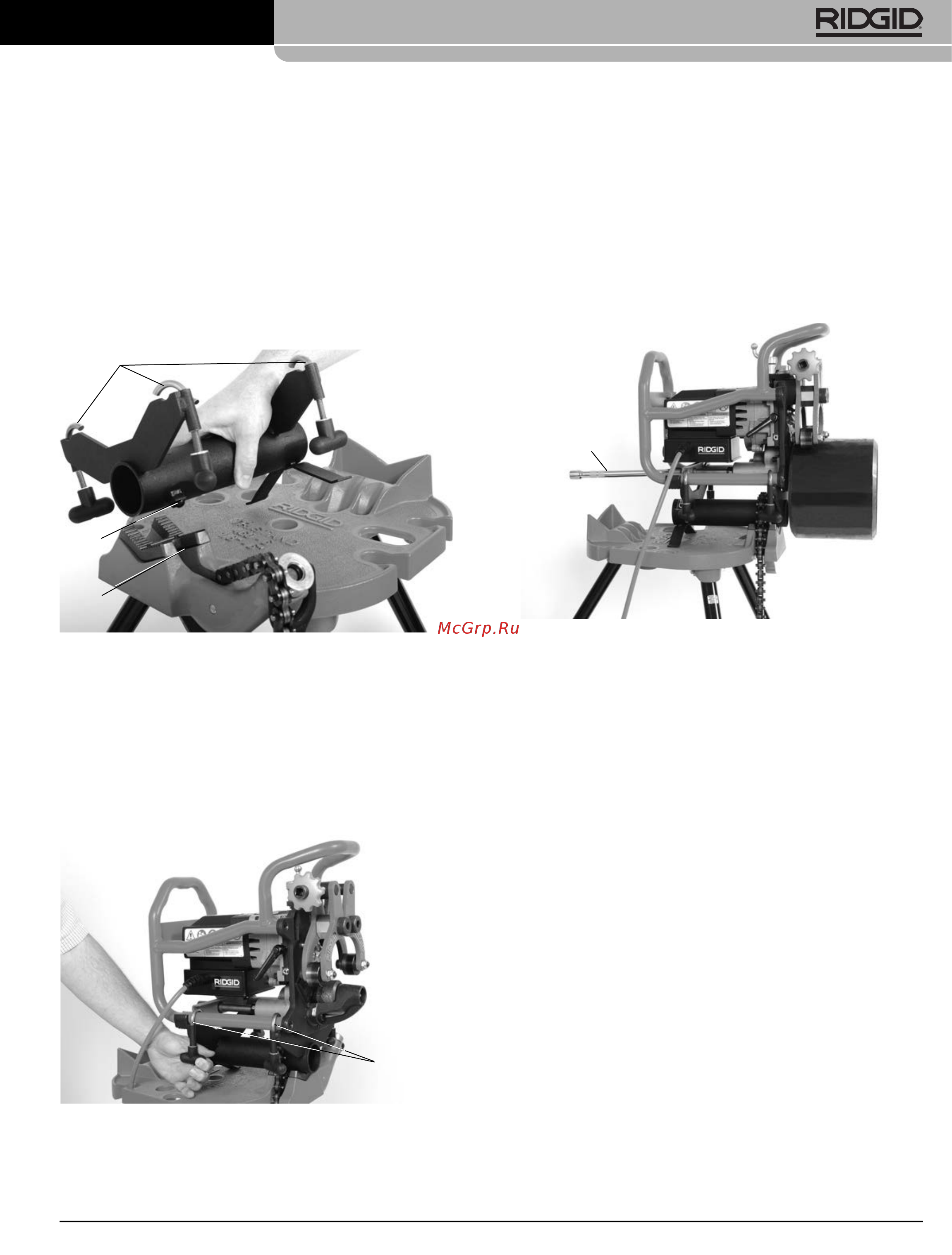 Ridgid b-500 [11/100] Model b 500 transportable pipe beveller