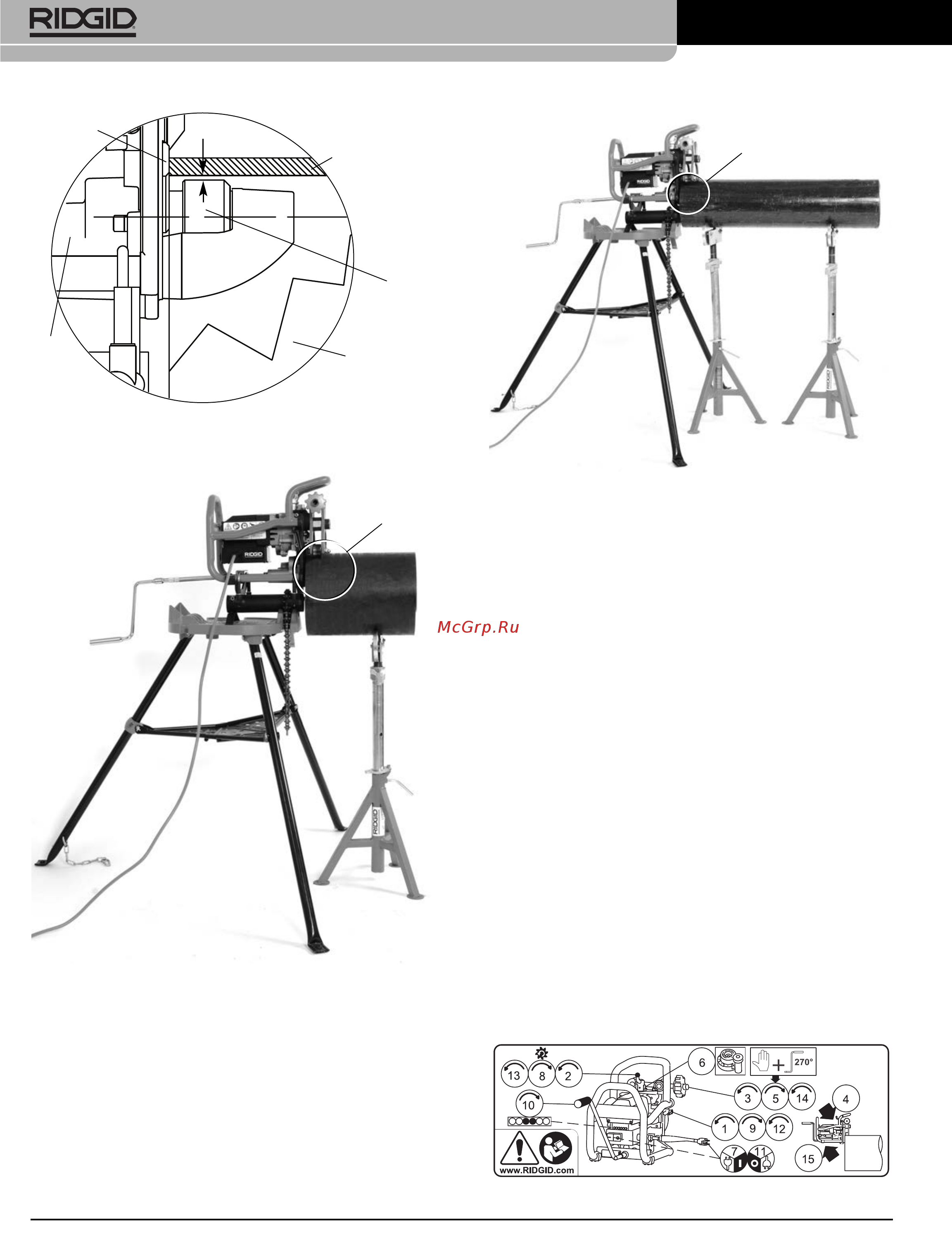 Ridgid b-500 [12/100] Bevelling