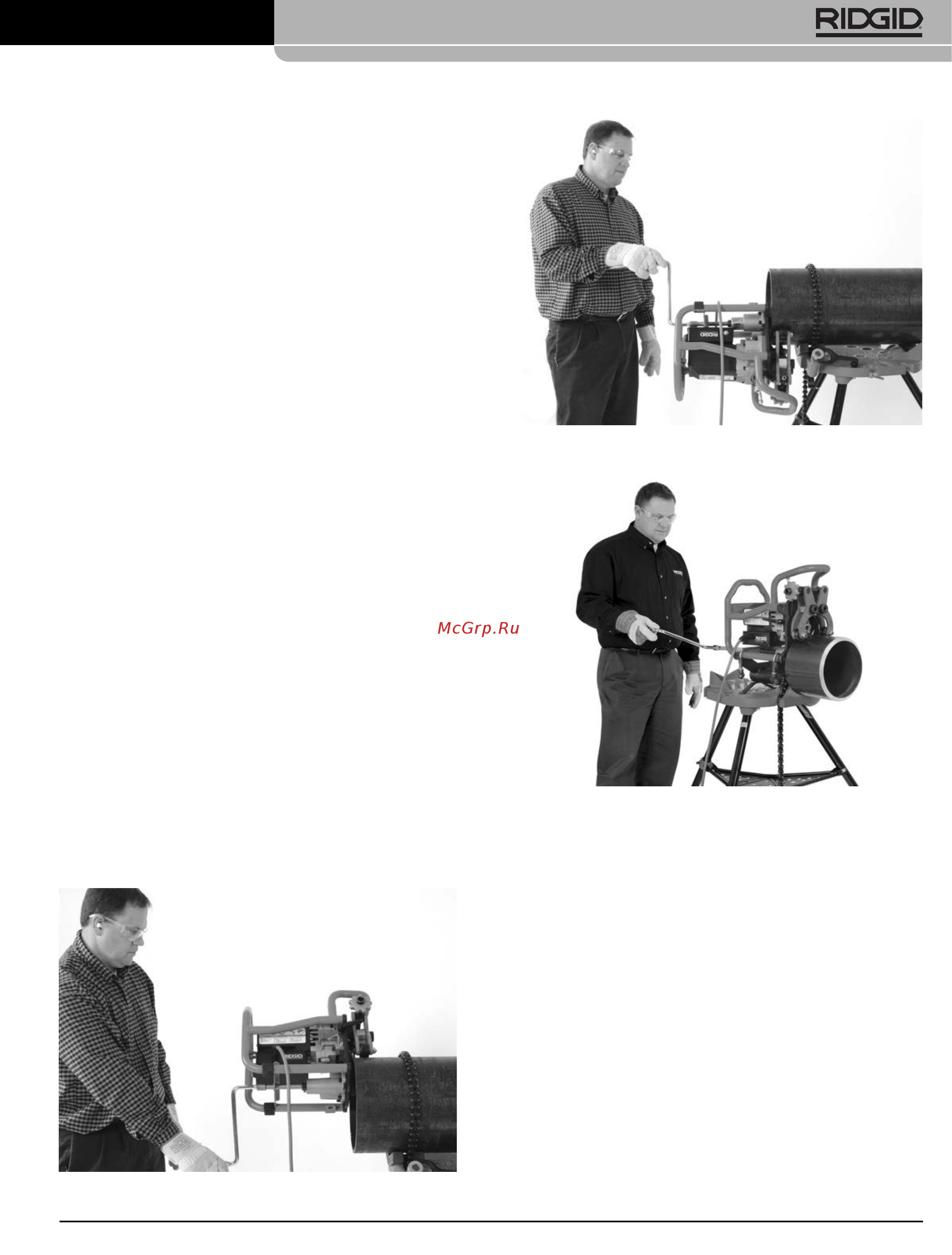 Ridgid b-500 [55/100] Biseladora de tubos portátil modelo b 500