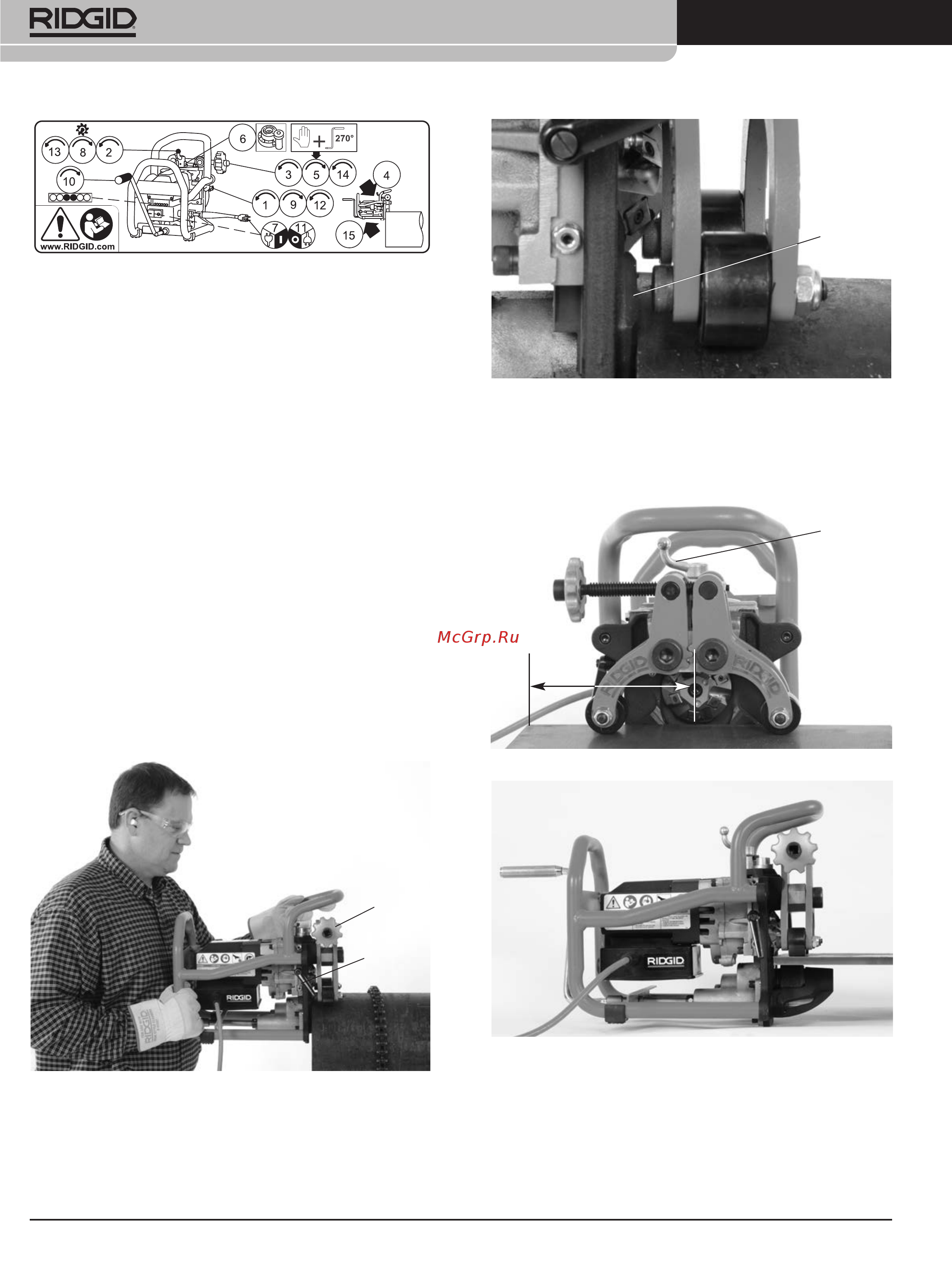 Ridgid b-500 [72/100] Model b 500 taşınabilir boru pahlama makinesi
