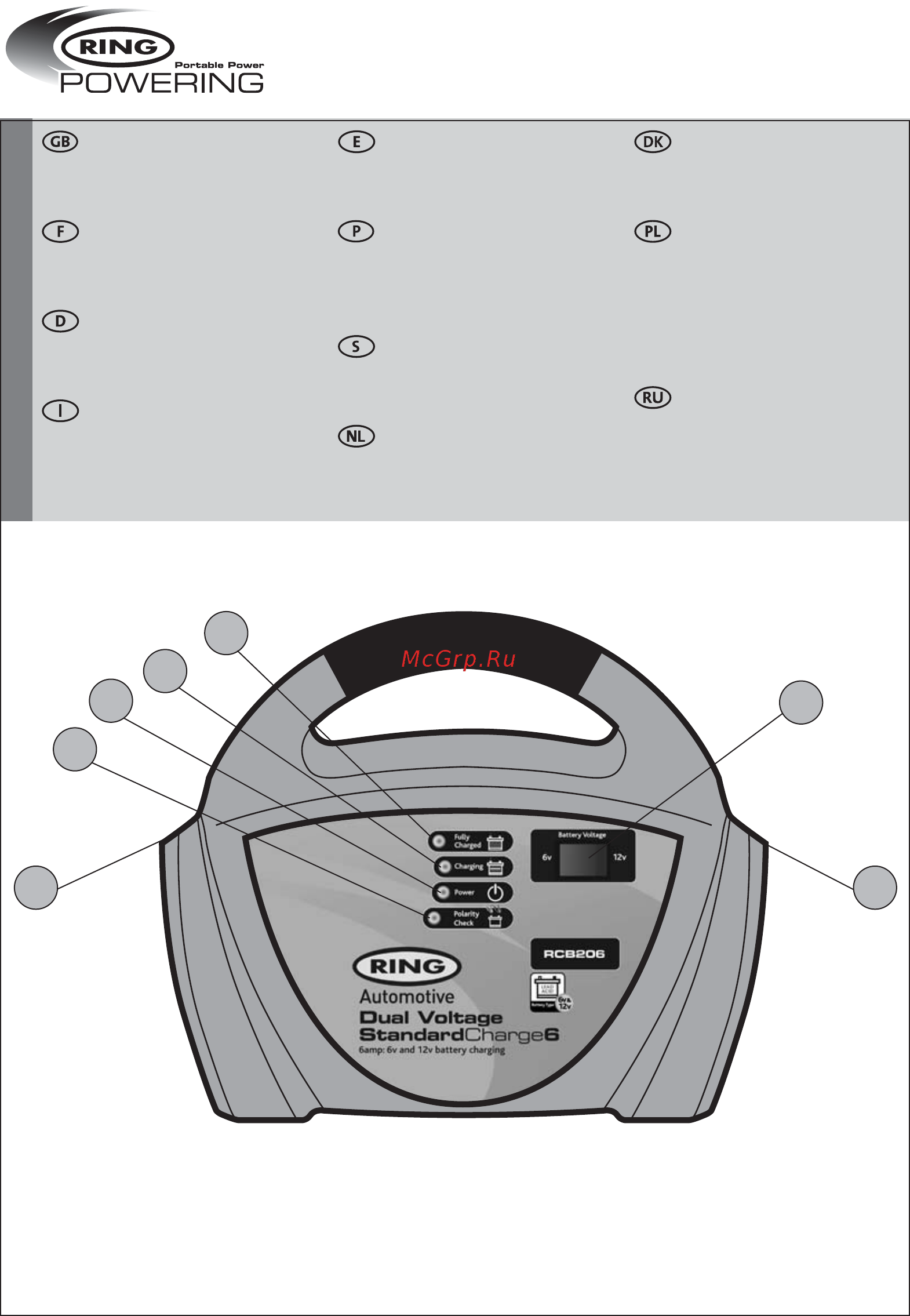 Ring Automotive recb212 [4/26] Standardcharge