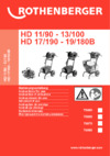 Rothenberger hd 19/180 Инструкция по эксплуатации