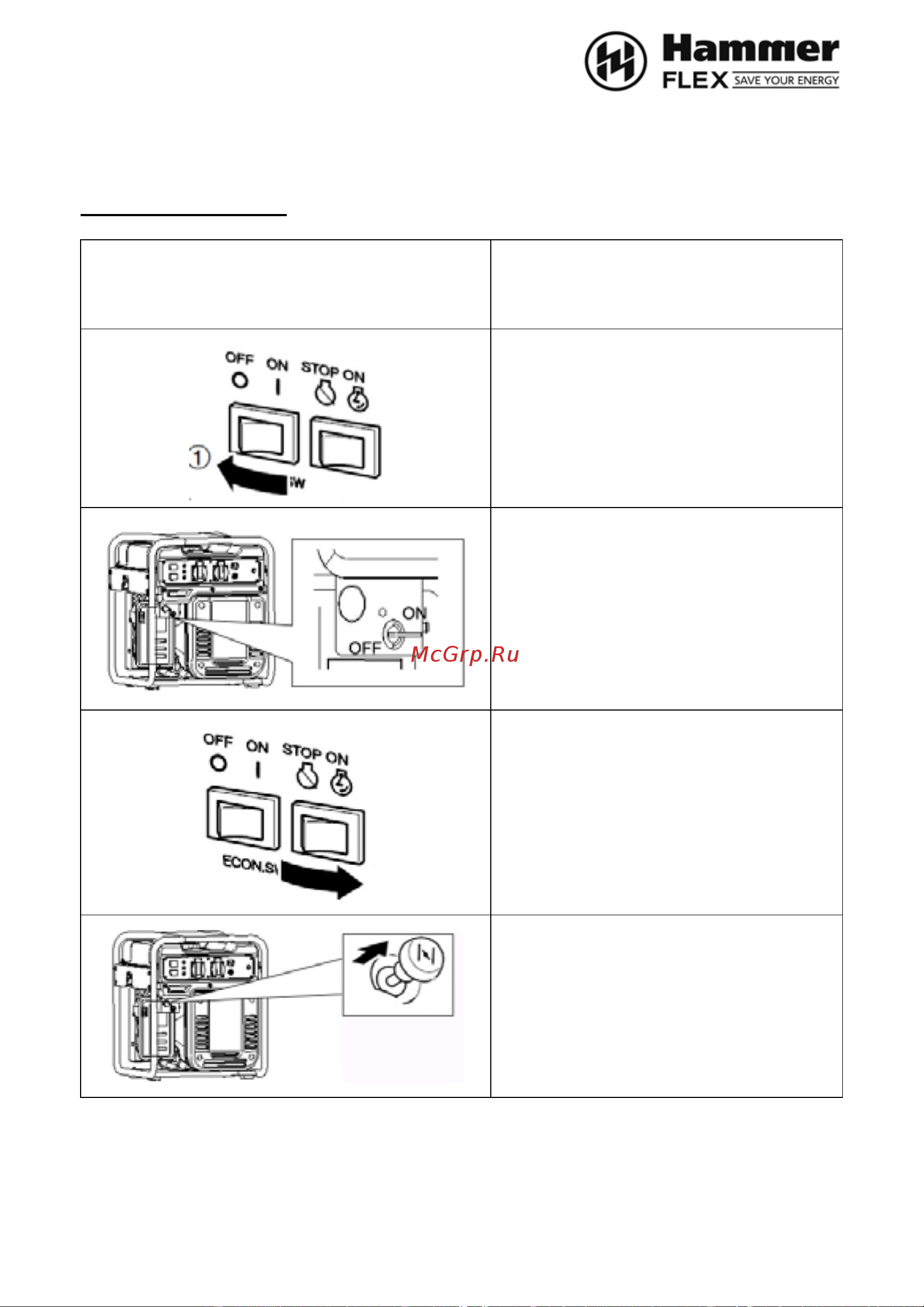 Hammer GN3000i Инструкция по эксплуатации онлайн [12/26] 667967