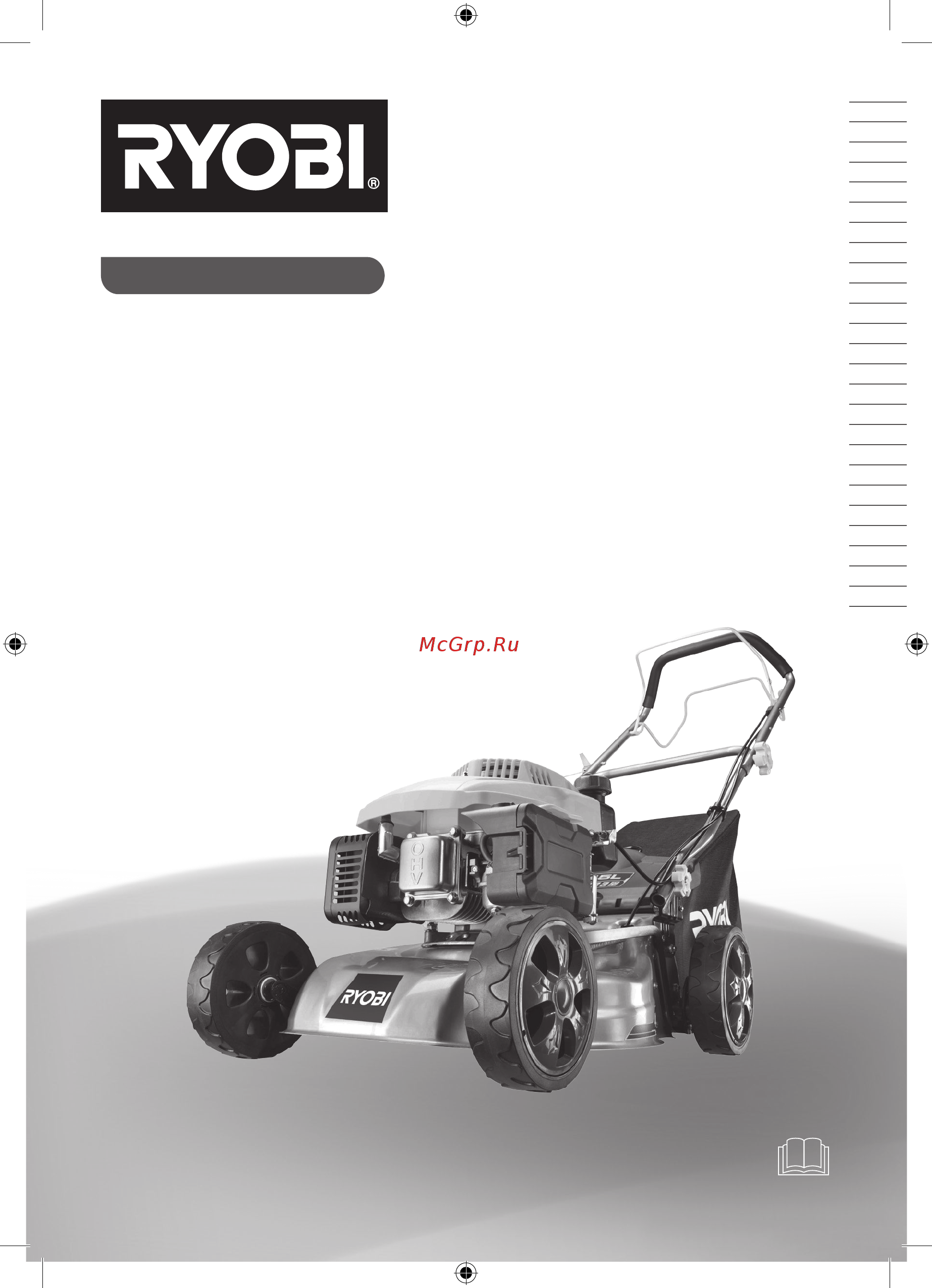 Ryobi rlm4114 Инструкция по эксплуатации онлайн