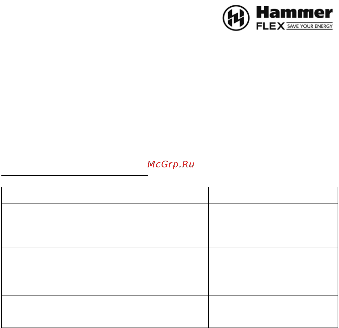 Hammer Flex PRZ650 (146-012) [3/15] Технические характеристики