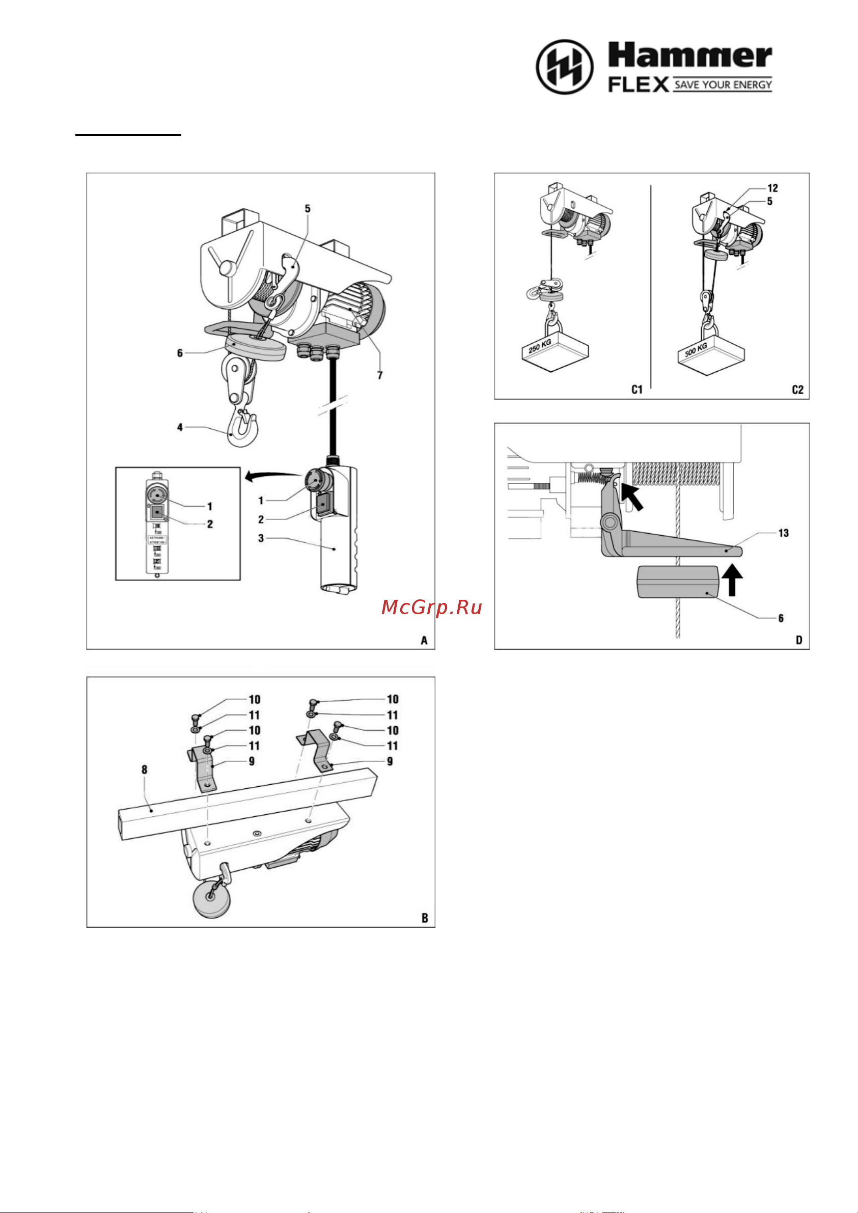 Hammer Flex ETL930 (173-001) Инструкция по эксплуатации онлайн [3/9] 583607