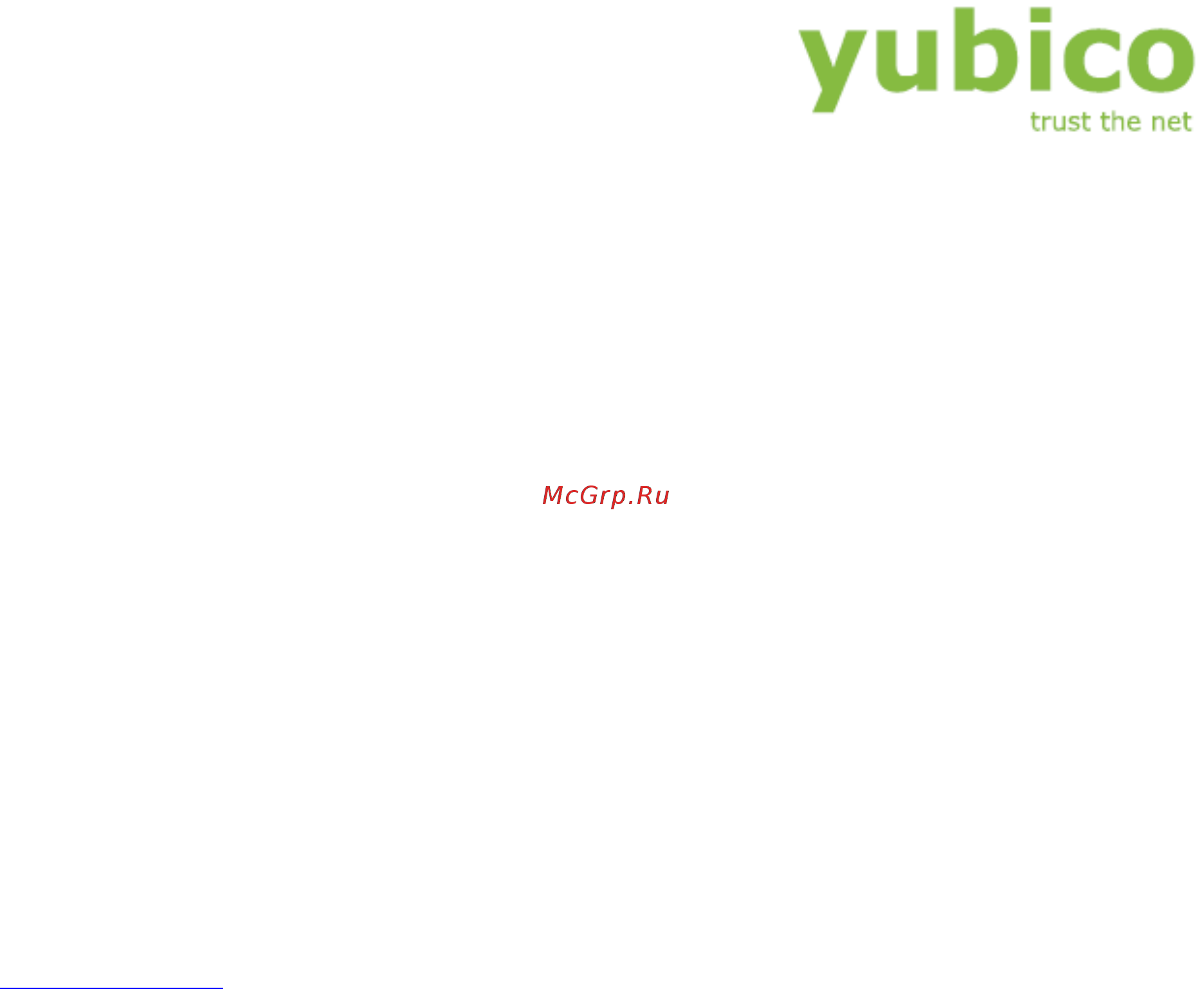 Yubico Yubikey 2.2 [2/37] Заявление об ограничении ответственности