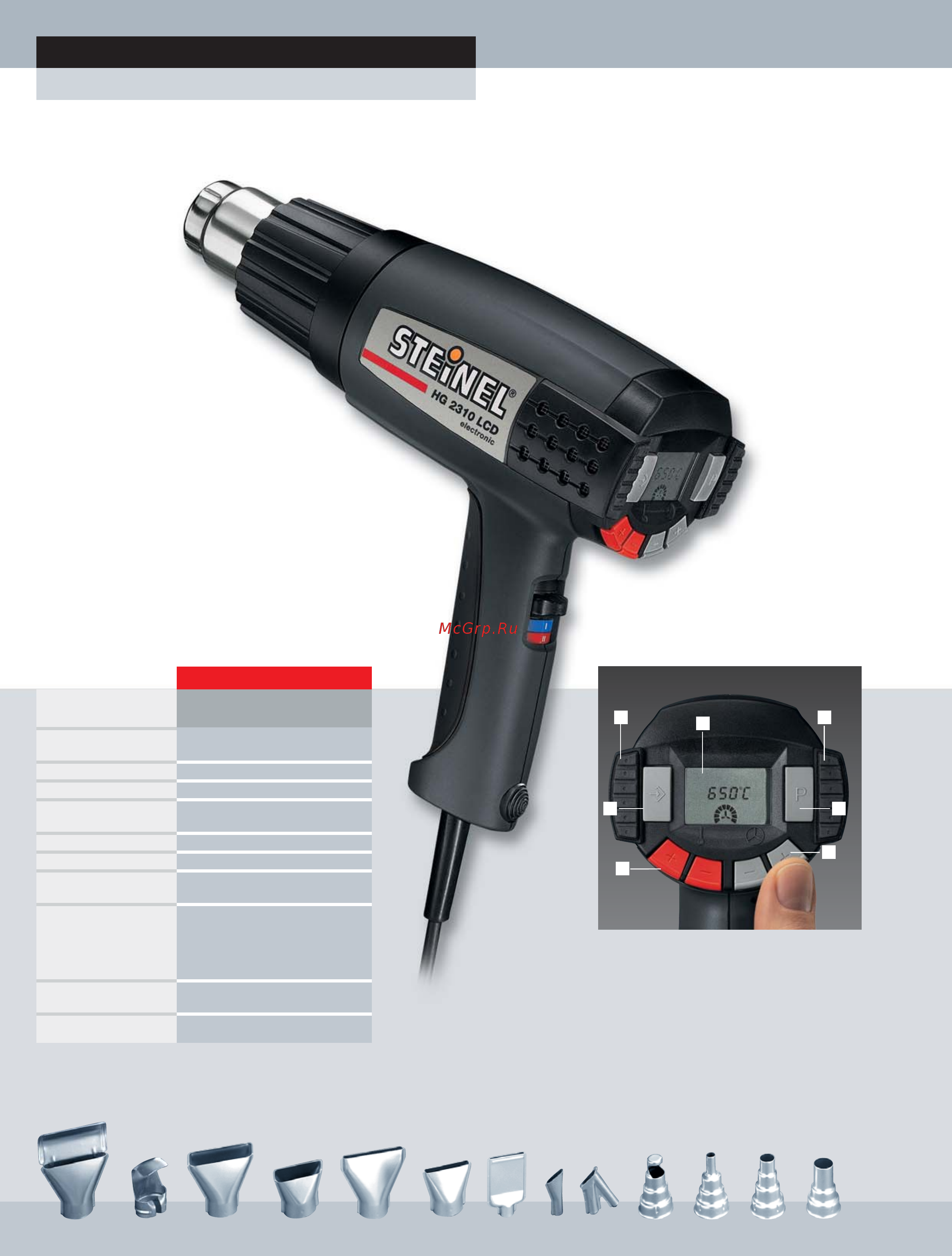 Steinel hg4000e 350215 [17/36] Hg 2310 lcd