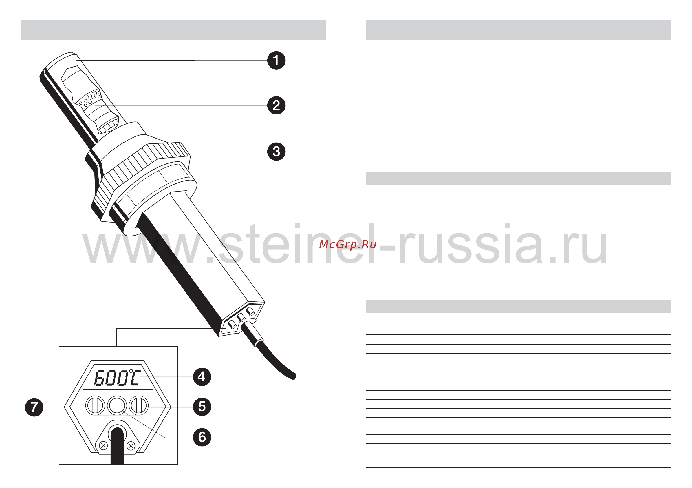 Steinel hg 4000 e с кейсом 350253 [2/5] Нс 4000 е нс 5000 е ж инструкция по эксплуатации