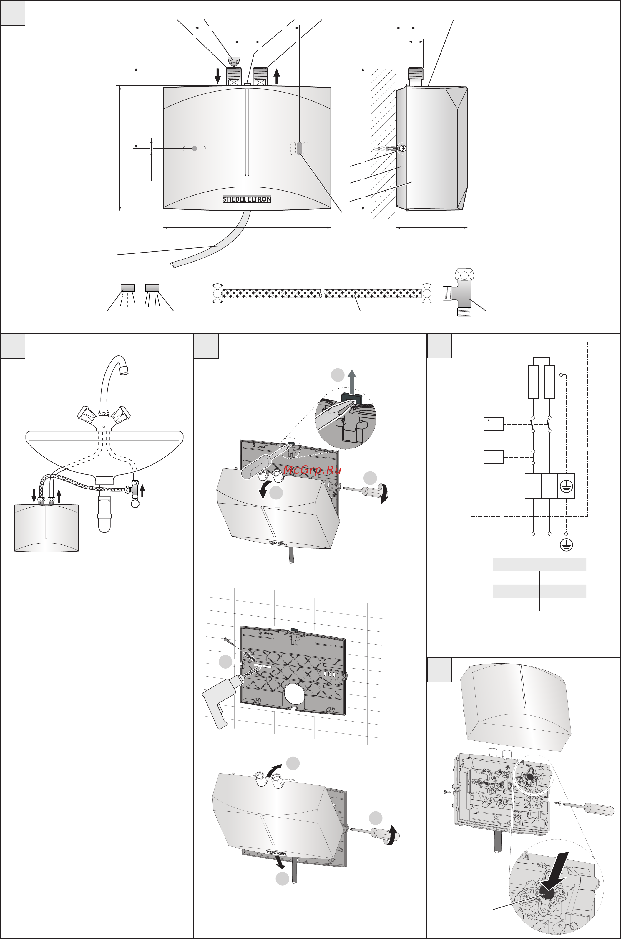 Stiebel Eltron dhm 4 220814 Инструкция по эксплуатации онлайн [2/6] 199437