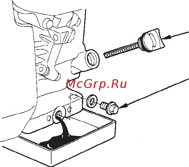 Stiga silex 75 r-h 217510032/08 [18/32] Смена масла