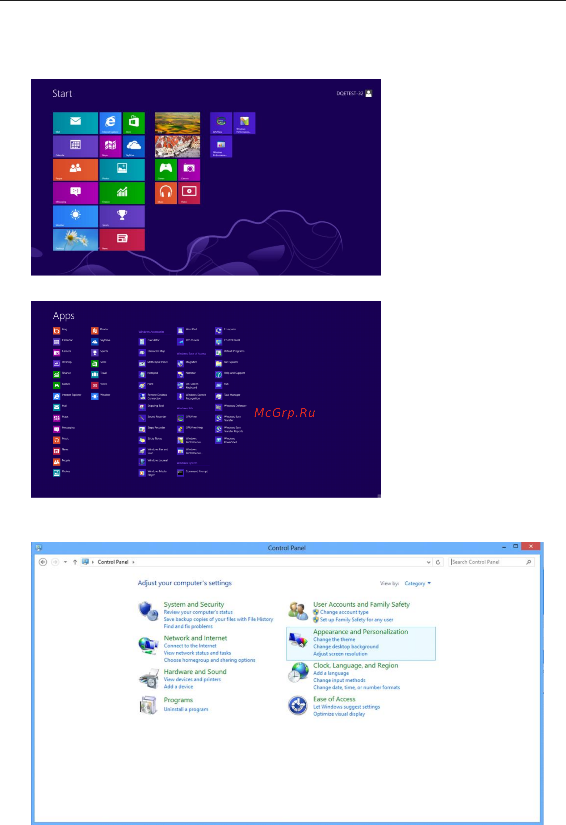 AOC AGON AG352UCG [16/54] Windows 8