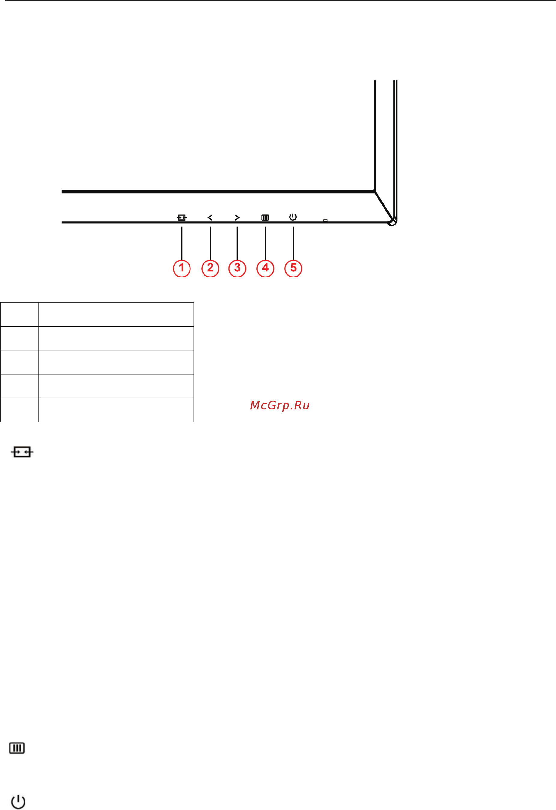 AOC AGON AG271QG [21/53] Hotkeys
